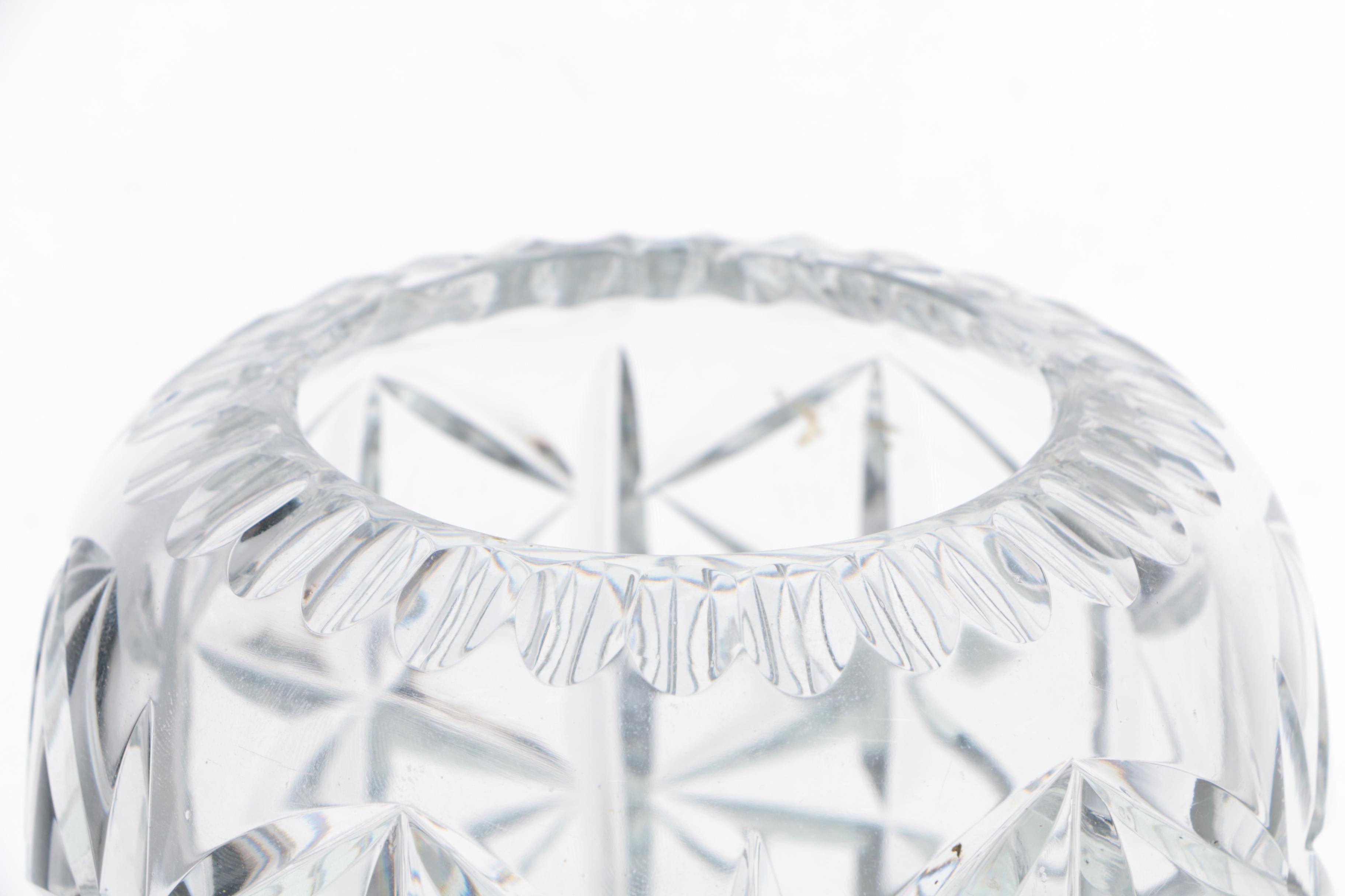 Deco Revival Crystal Vase