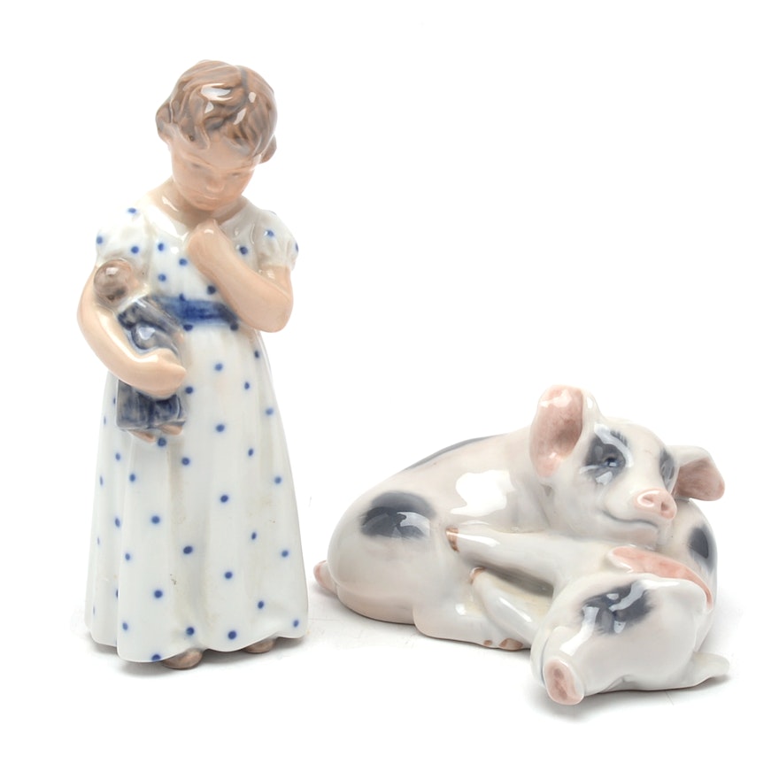 Royal Copenhagen Porcelain Figurines