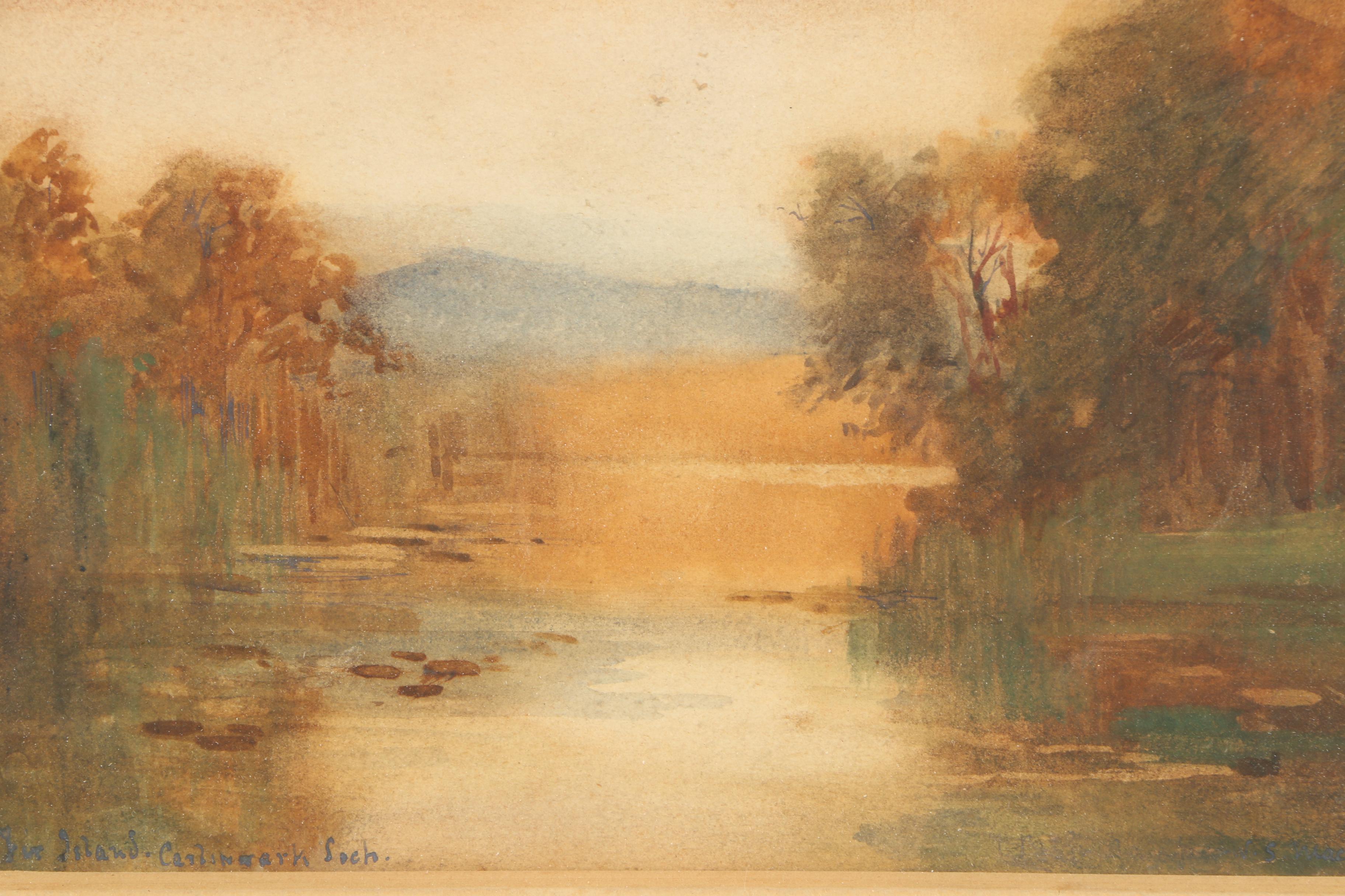 William Stewart MacGeorge Gouache Painting "Fire Island"