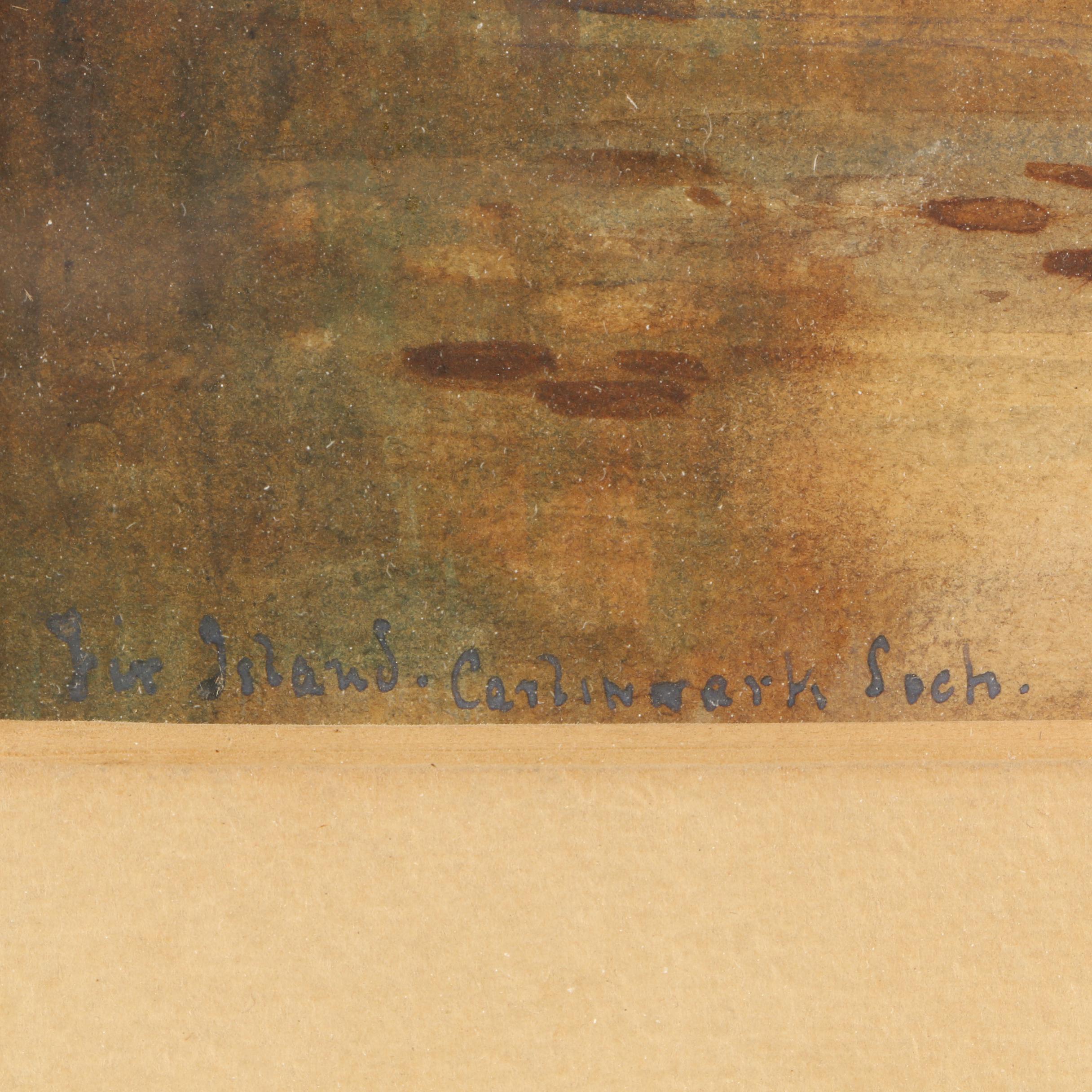 William Stewart MacGeorge Gouache Painting "Fire Island"