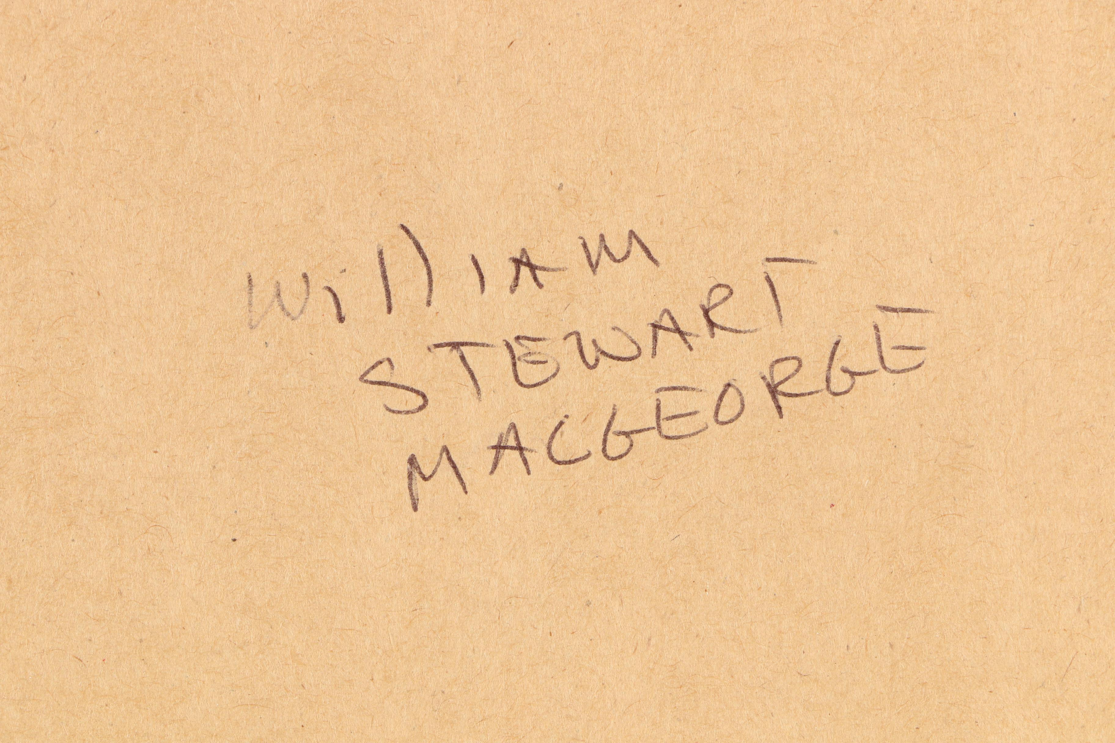 William Stewart MacGeorge Gouache Painting "Fire Island"