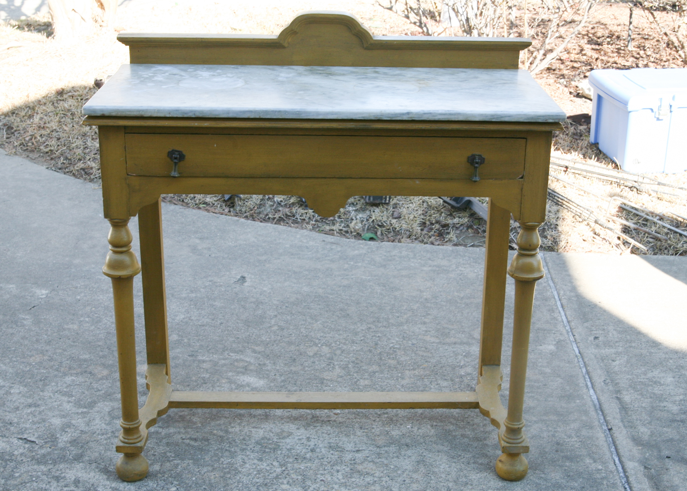 Vintage William and Mary Style Console Table