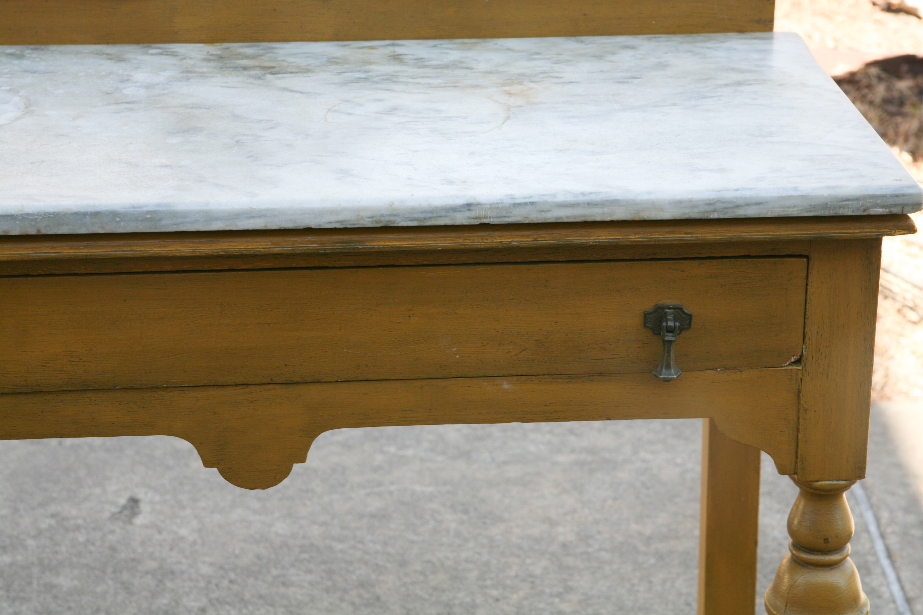Vintage William and Mary Style Console Table