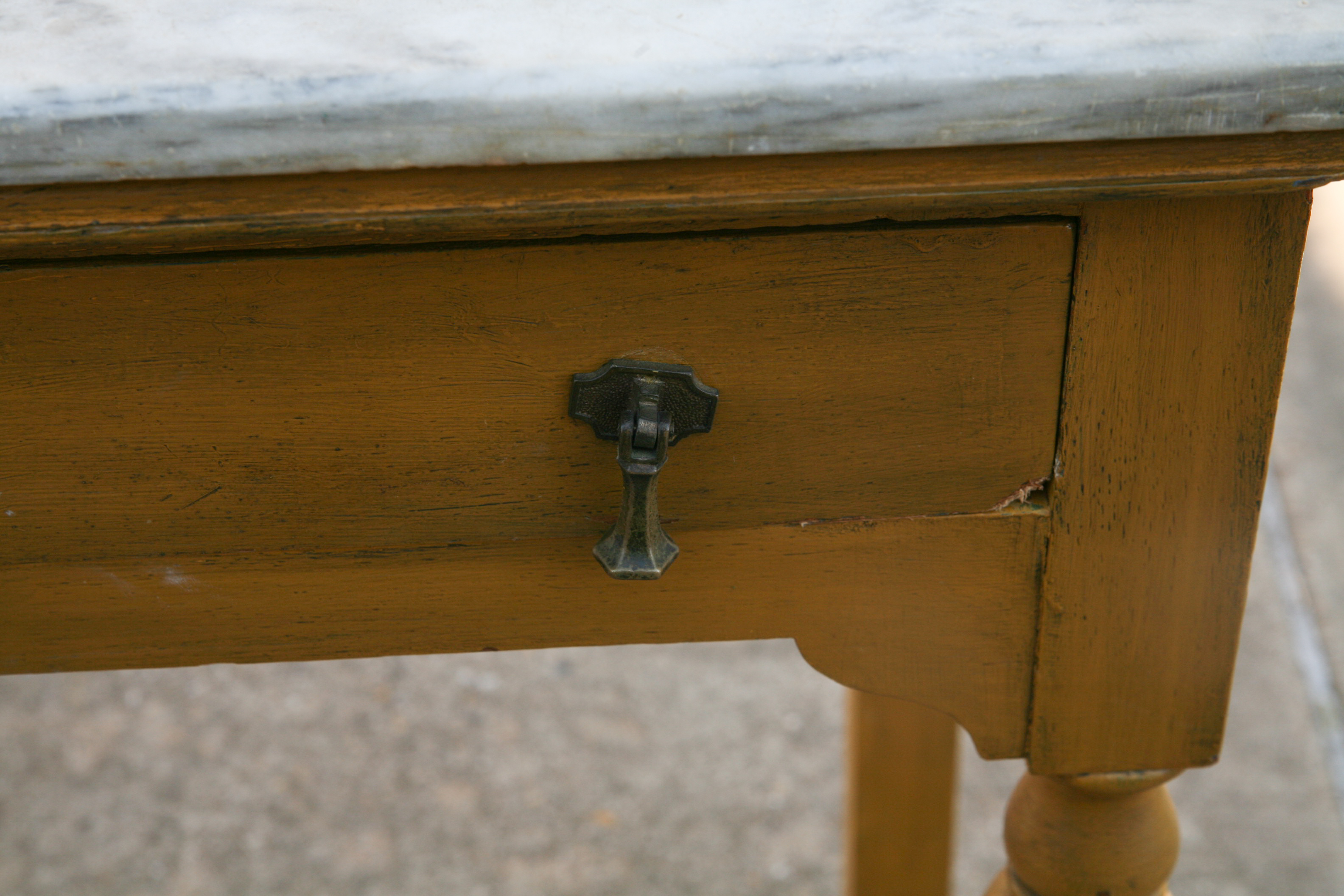 Vintage William and Mary Style Console Table