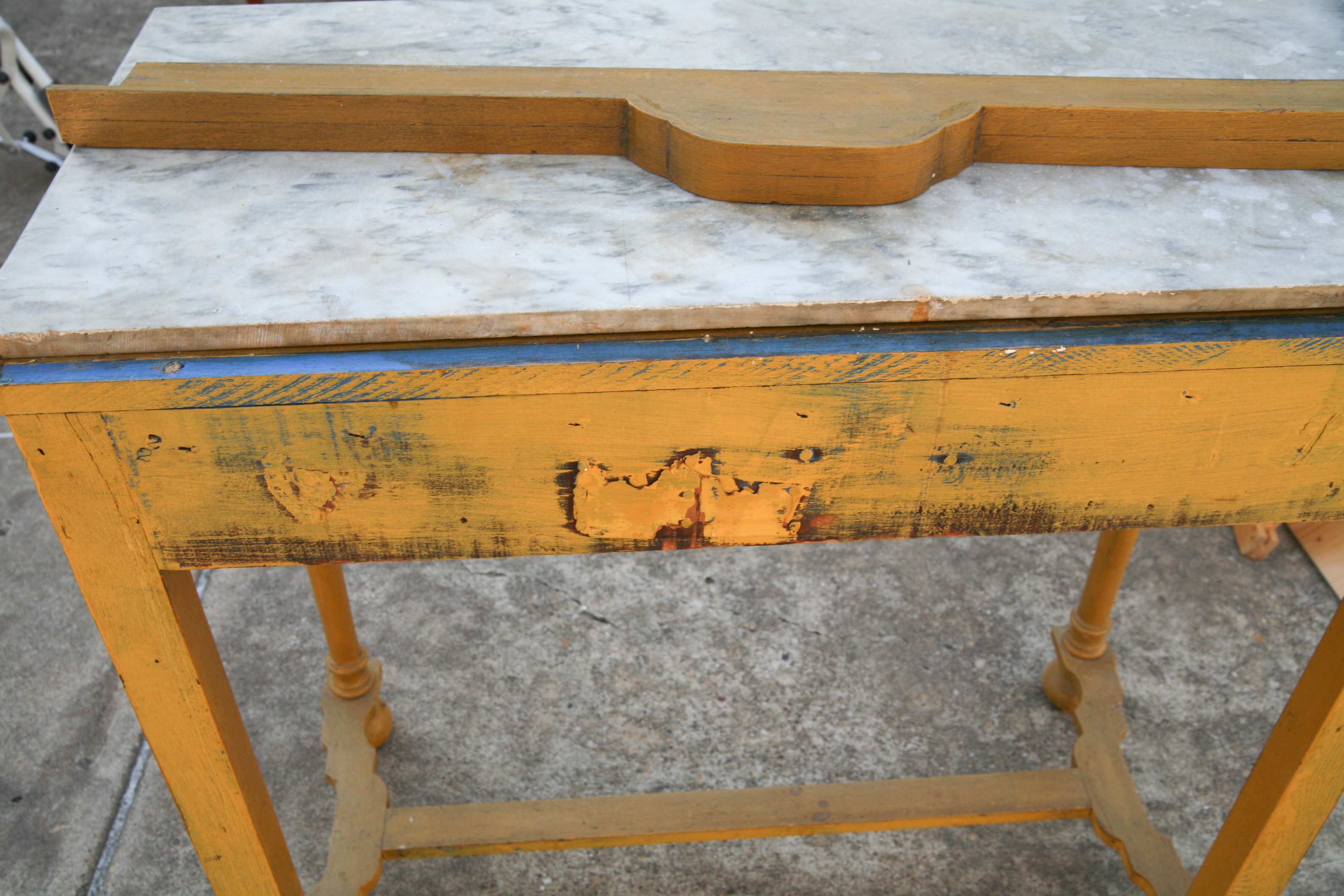 Vintage William and Mary Style Console Table