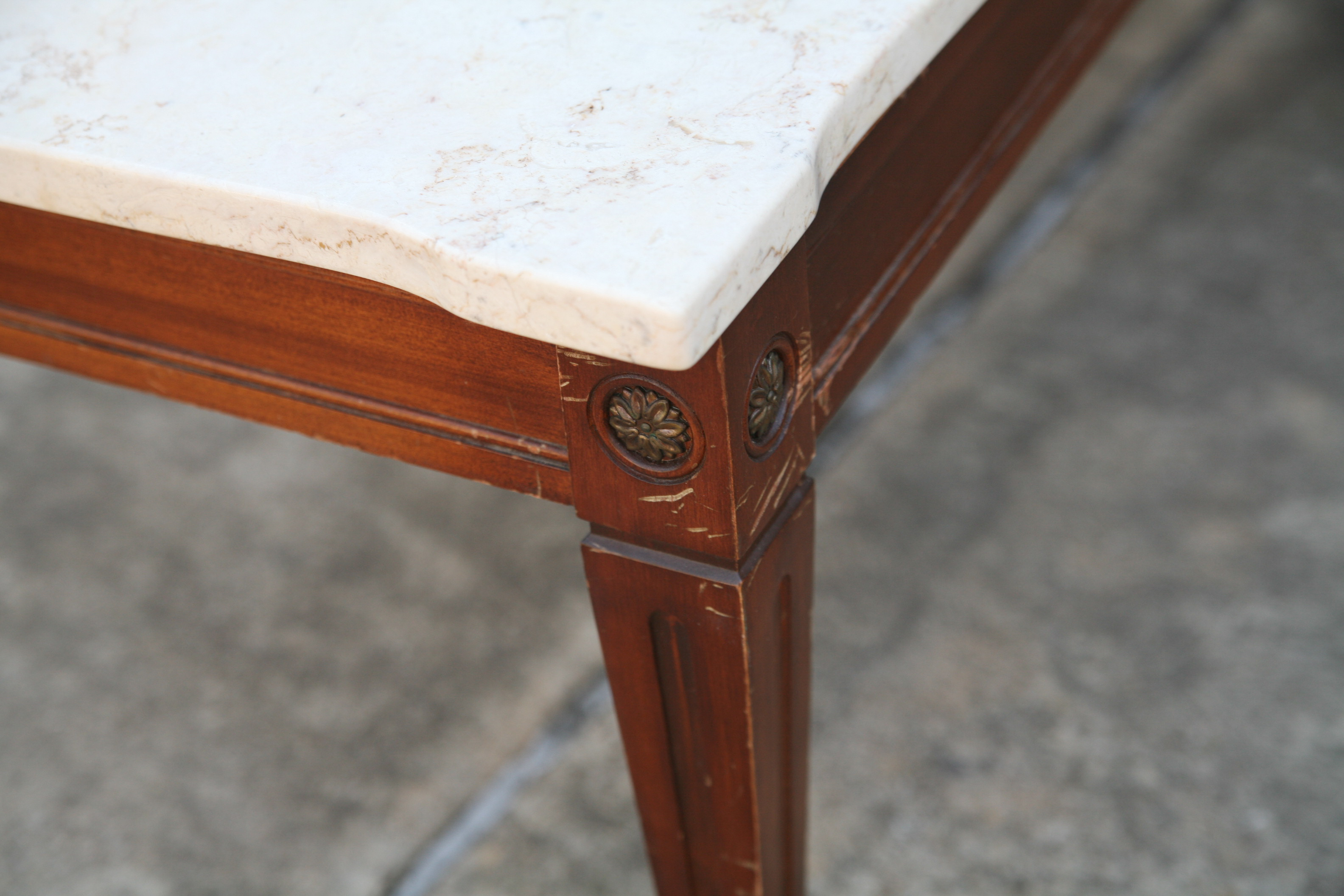 Vintage Stone Top Coffee Table