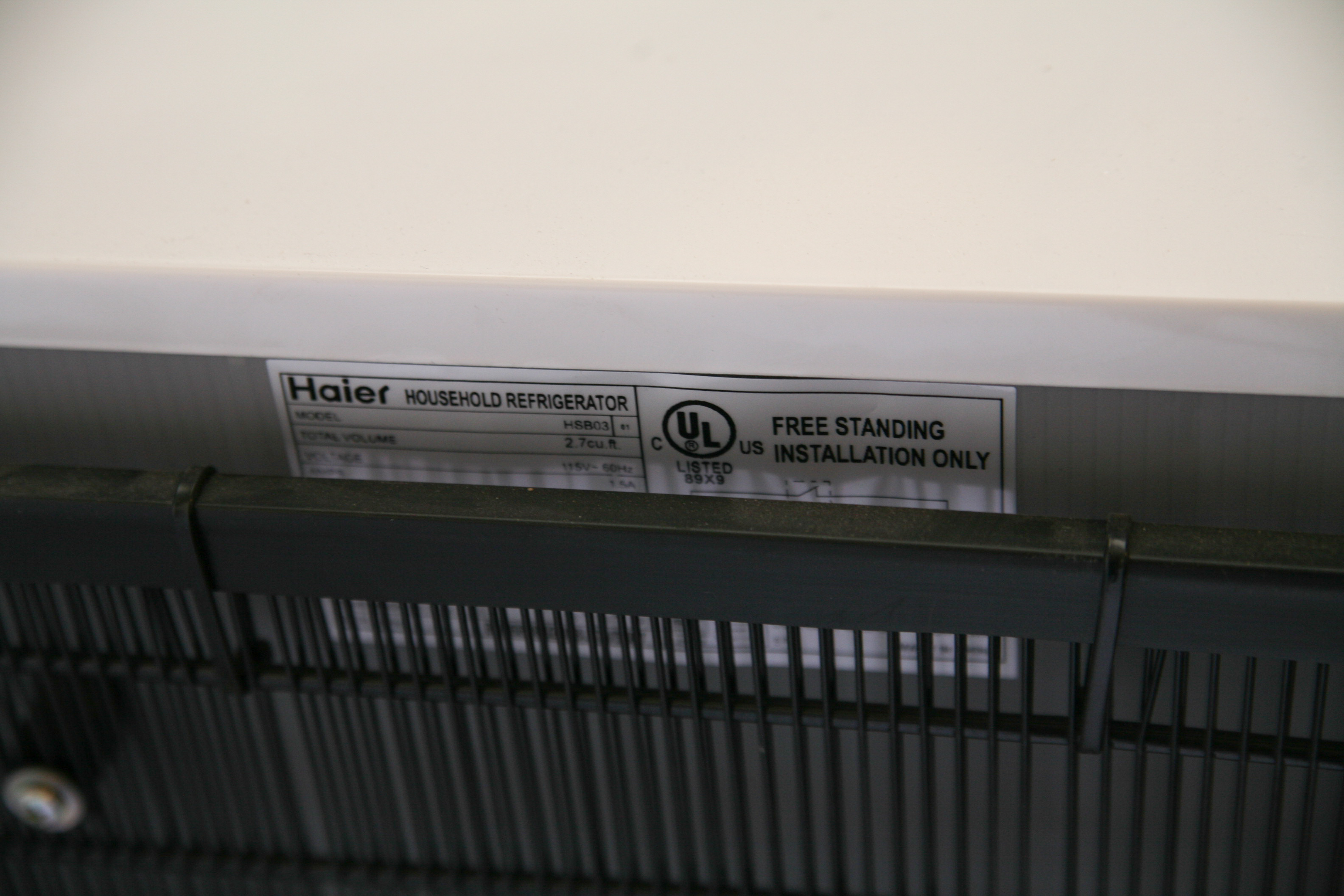 Haier Free Standing Mini Fridge