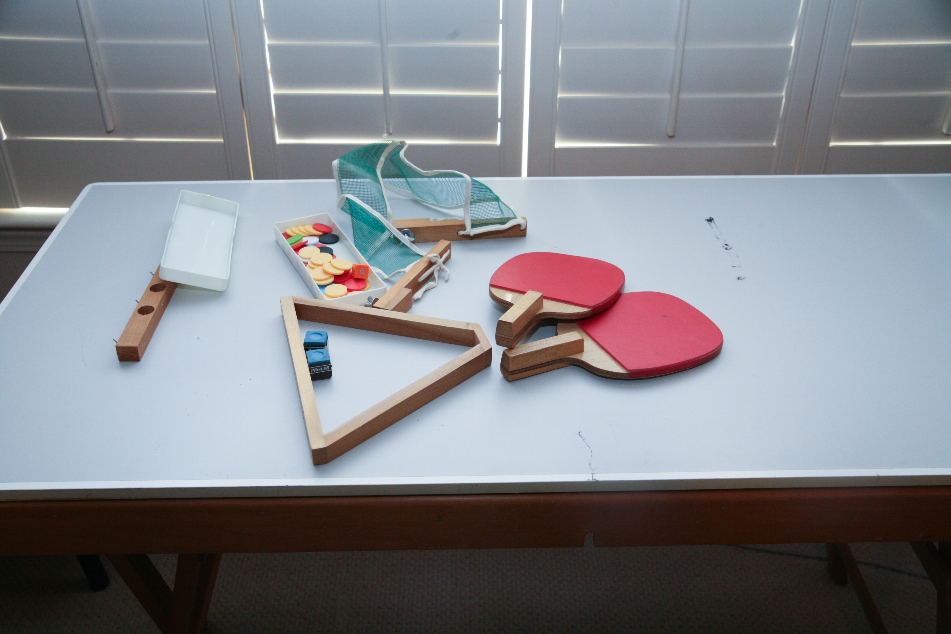 Folding Multi-Purpose Game Table