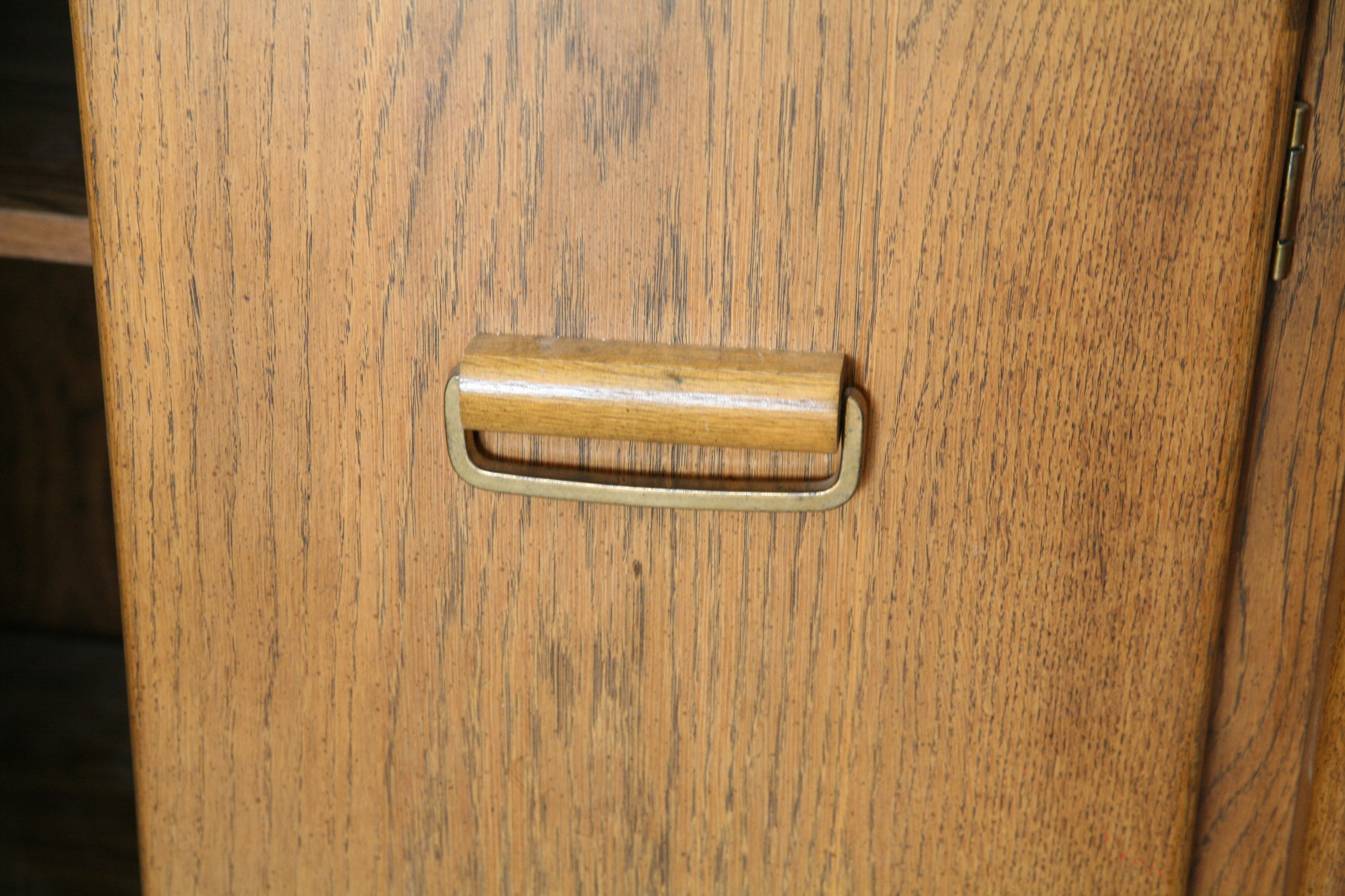 Pair of Campaign Style Bookshelves