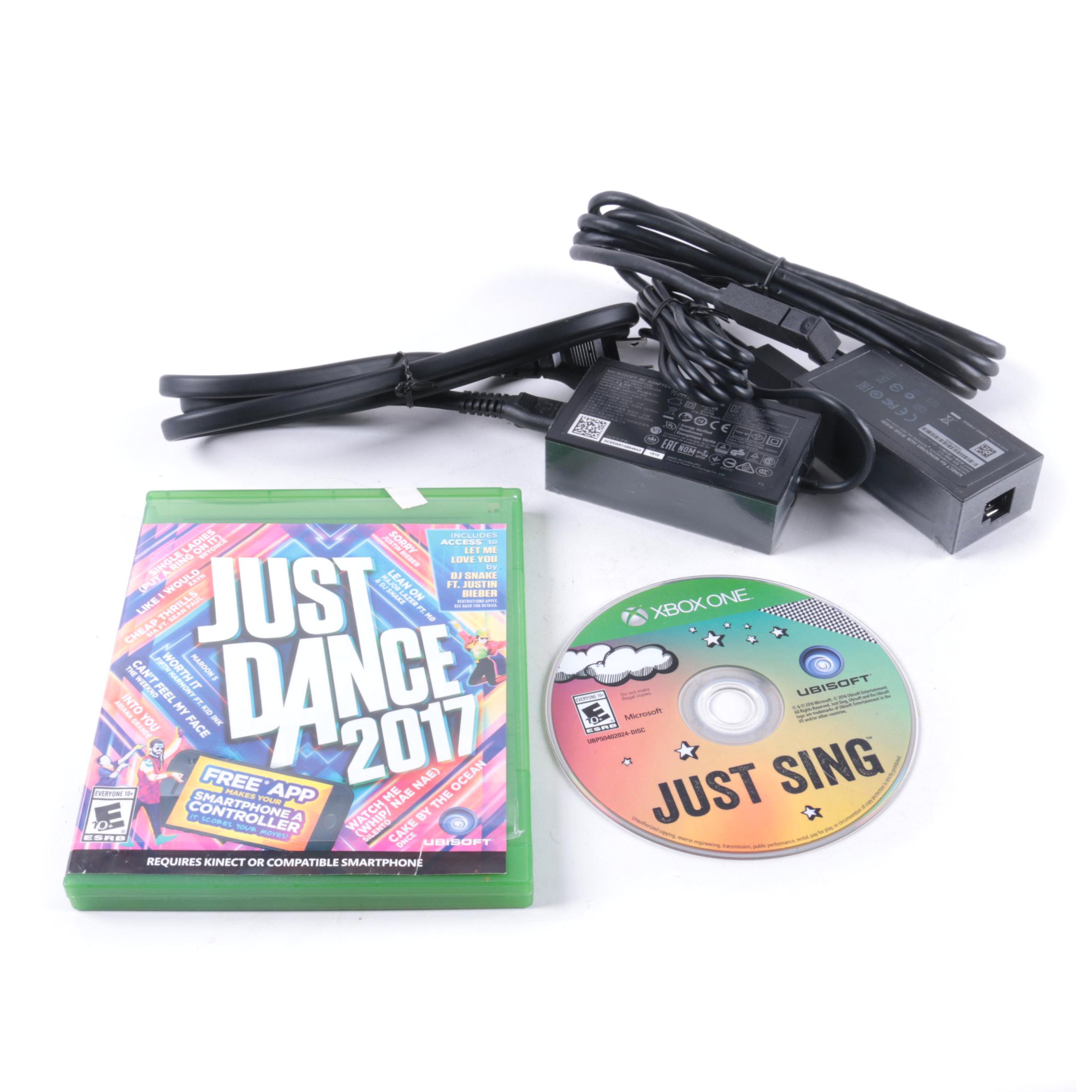 XBox One Discs With Kinect Adaptors