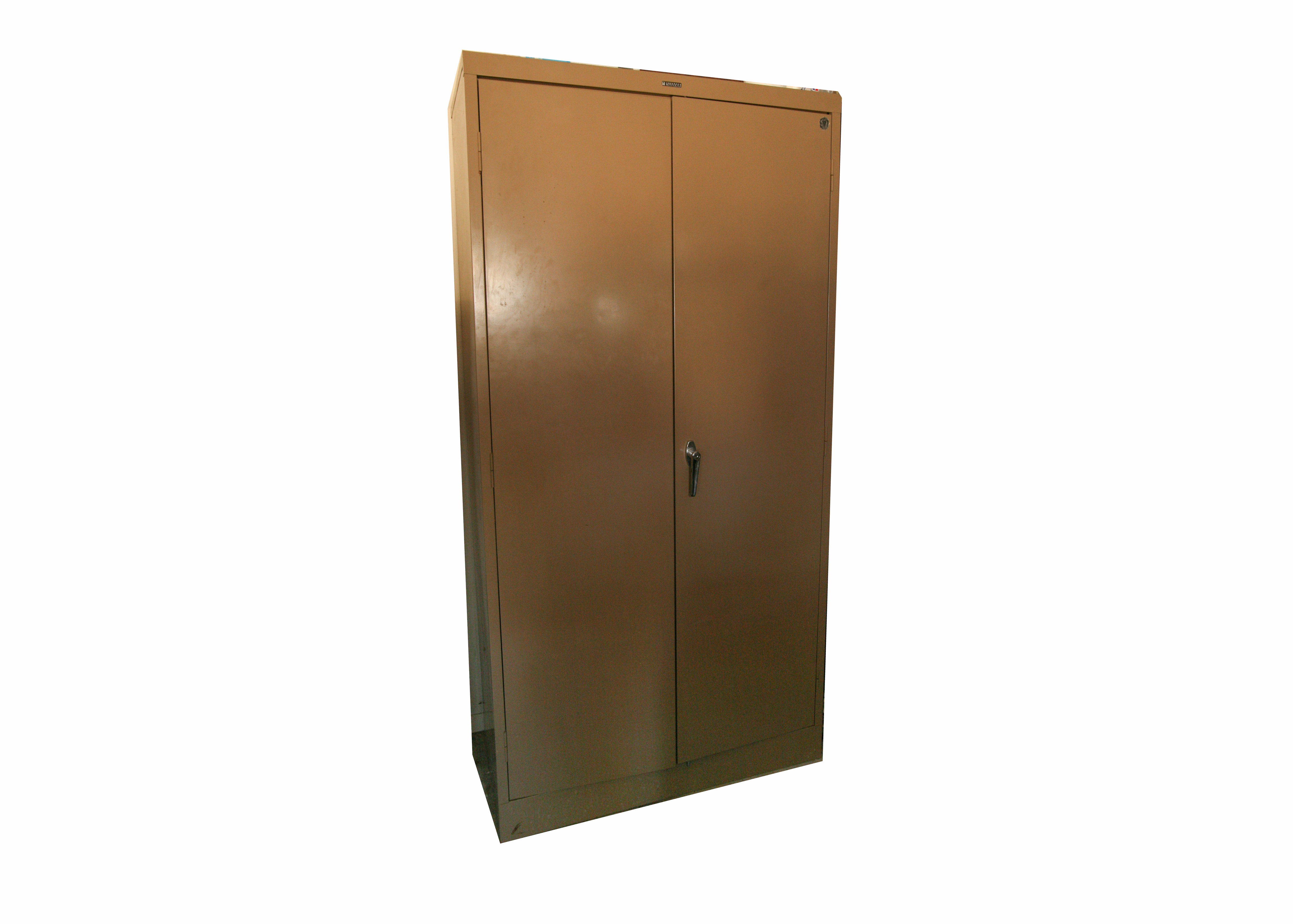 Metal Storage Cabinet and Office Supplies