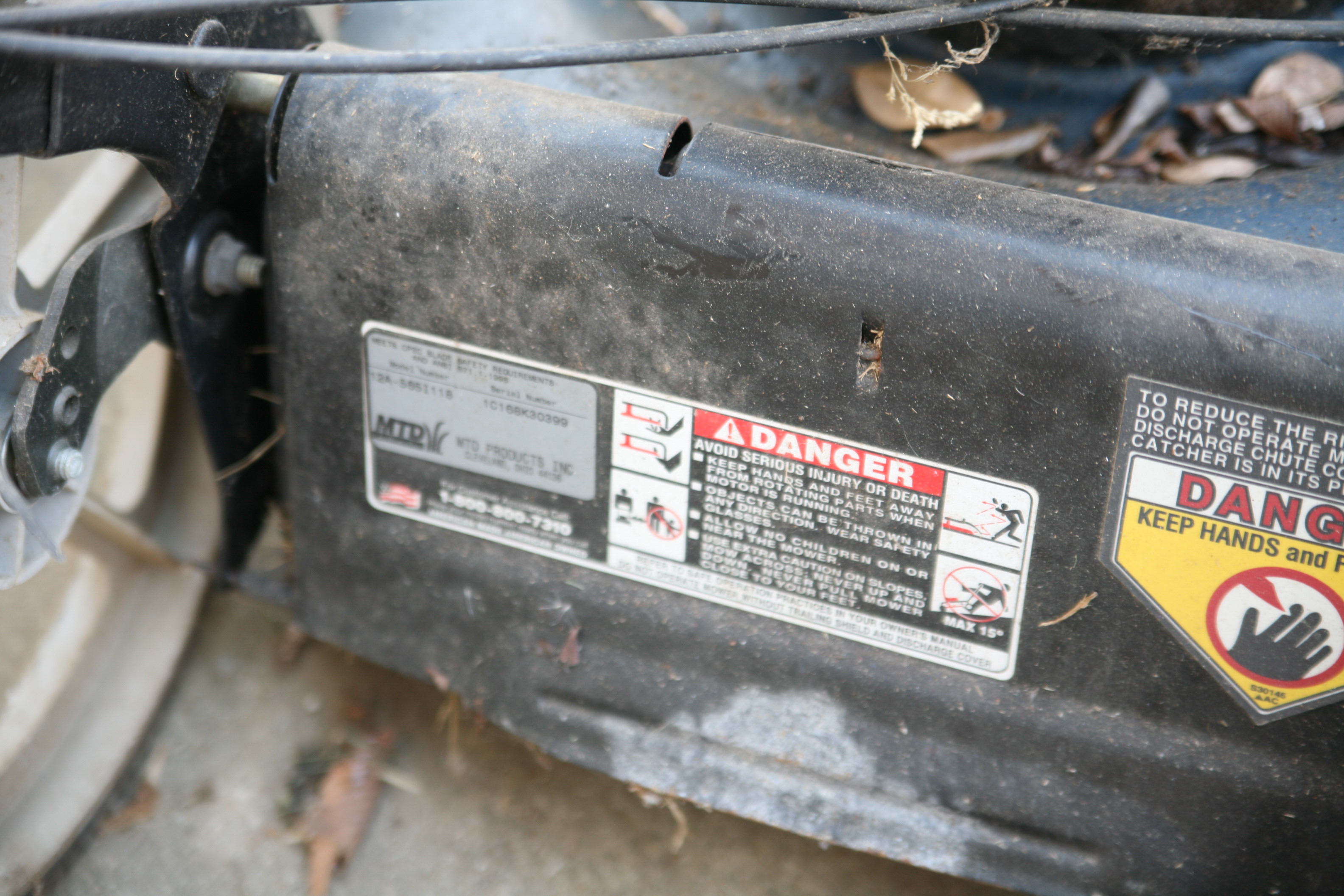 MTD Yard Machines Lawnmower