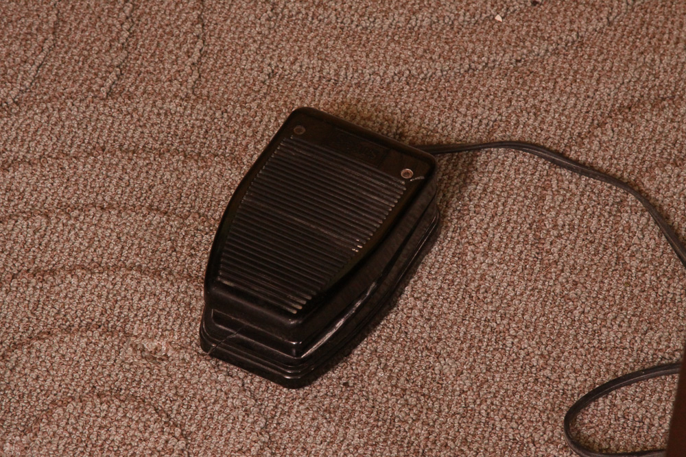 Vintage Sears Kenmore Sewing Machine and Table