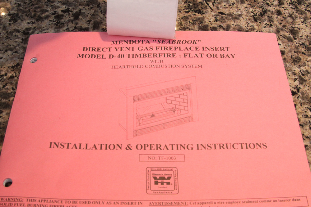 Mendota "Seabrook" Gas Fireplace Insert