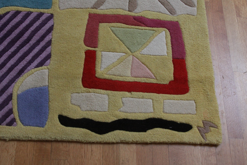 Hand-Tufted Contemporary Indian Geometric Area Rug