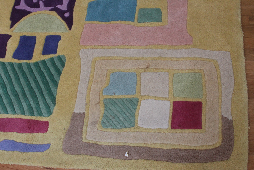 Hand-Tufted Contemporary Indian Geometric Area Rug