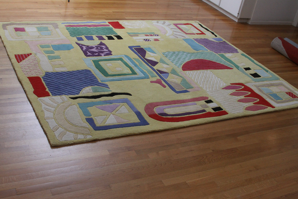 Hand-Tufted Contemporary Indian Geometric Area Rug