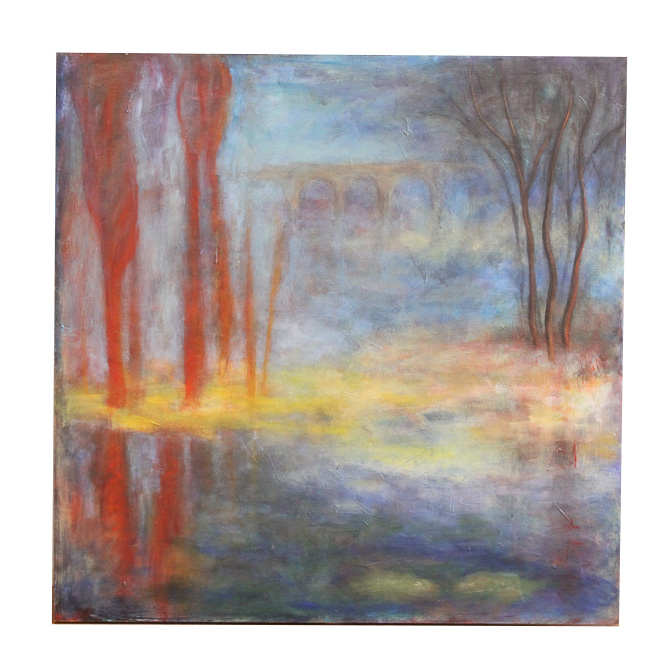 Abstract Acrylic Painting