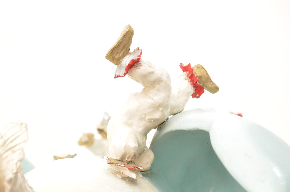 Cincinnati's "Big Pig Gig" Sitting Pig Sculpture