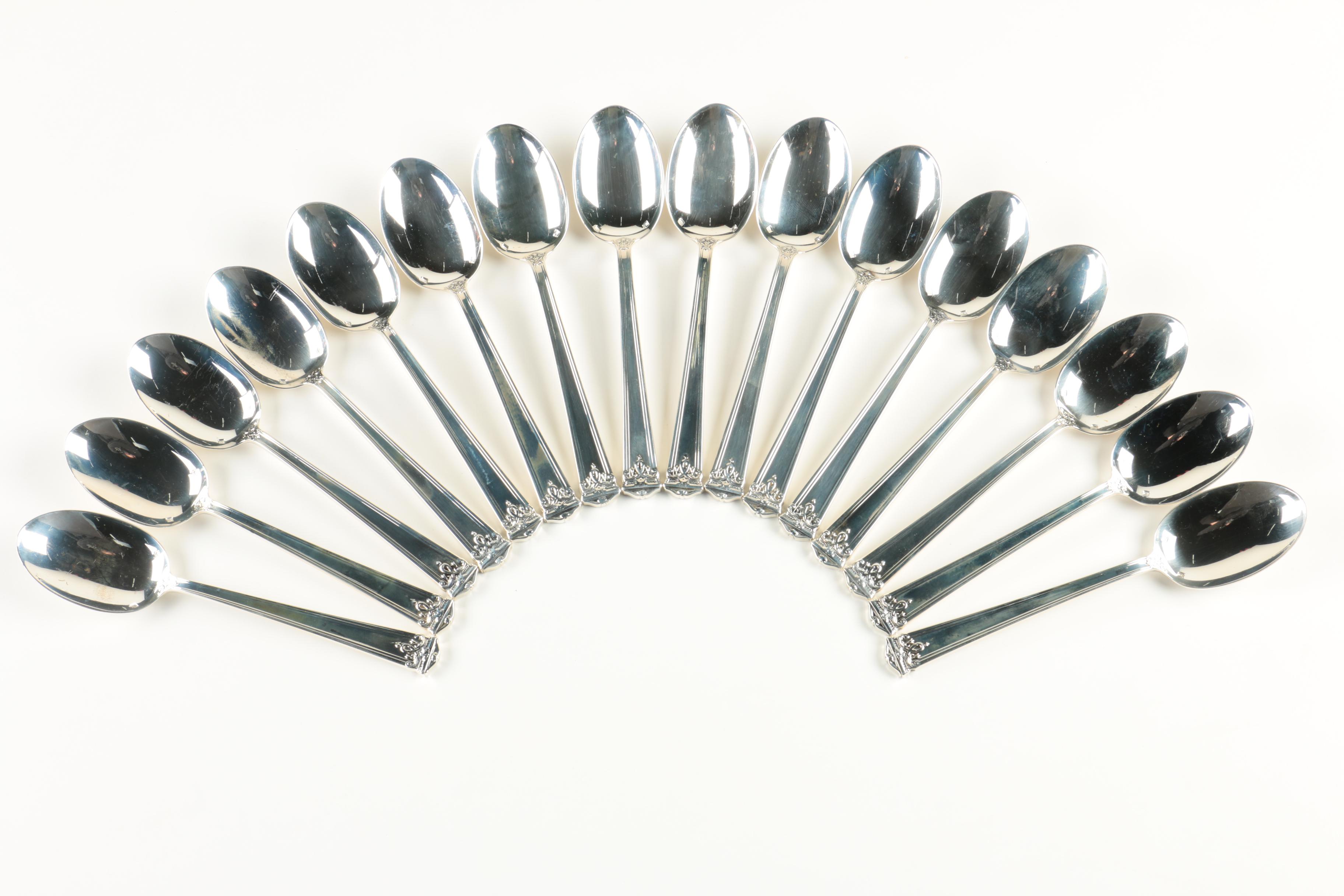 Tuttle Silversmiths "Trianon" Sterling Silver Flatware Set