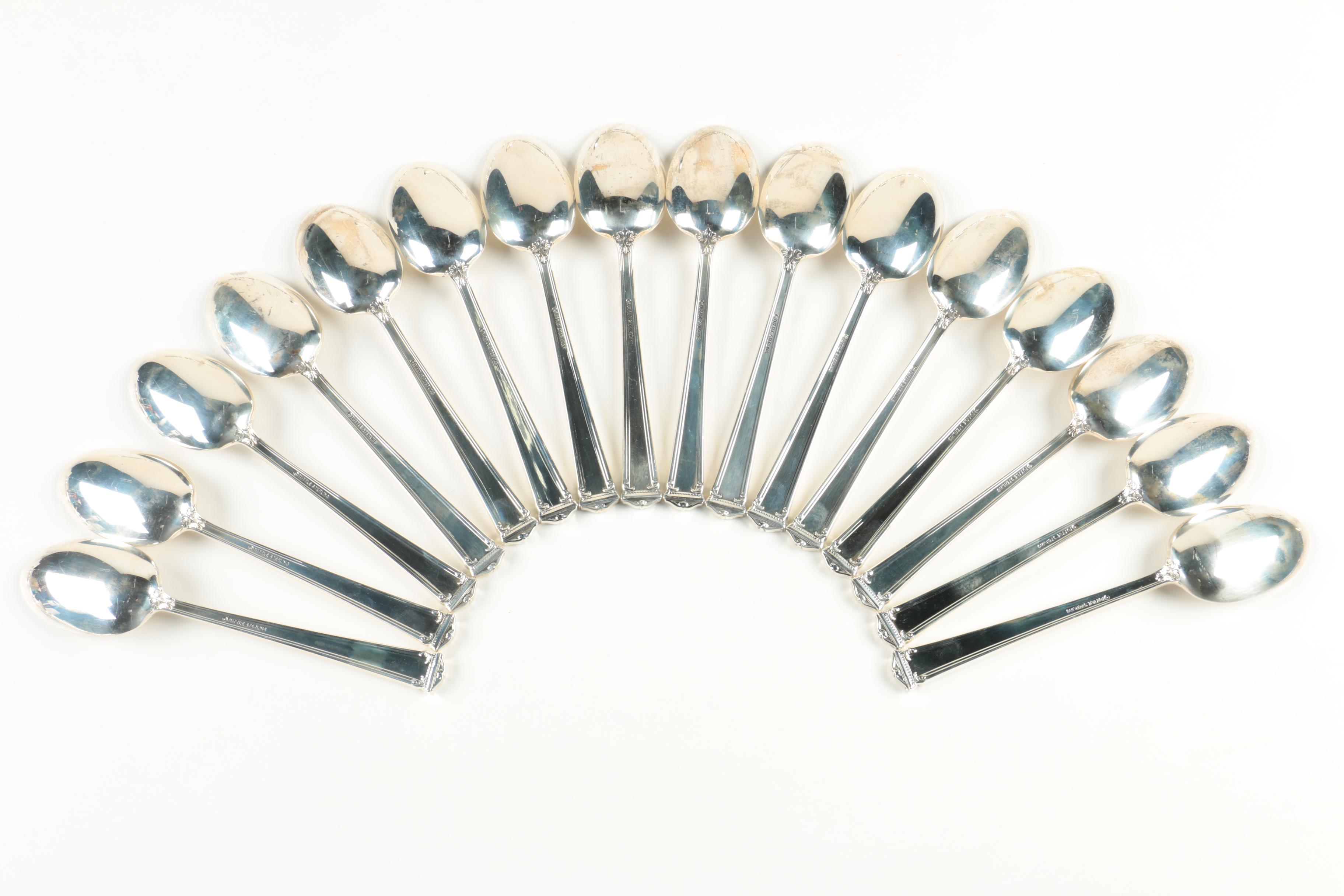 Tuttle Silversmiths "Trianon" Sterling Silver Flatware Set