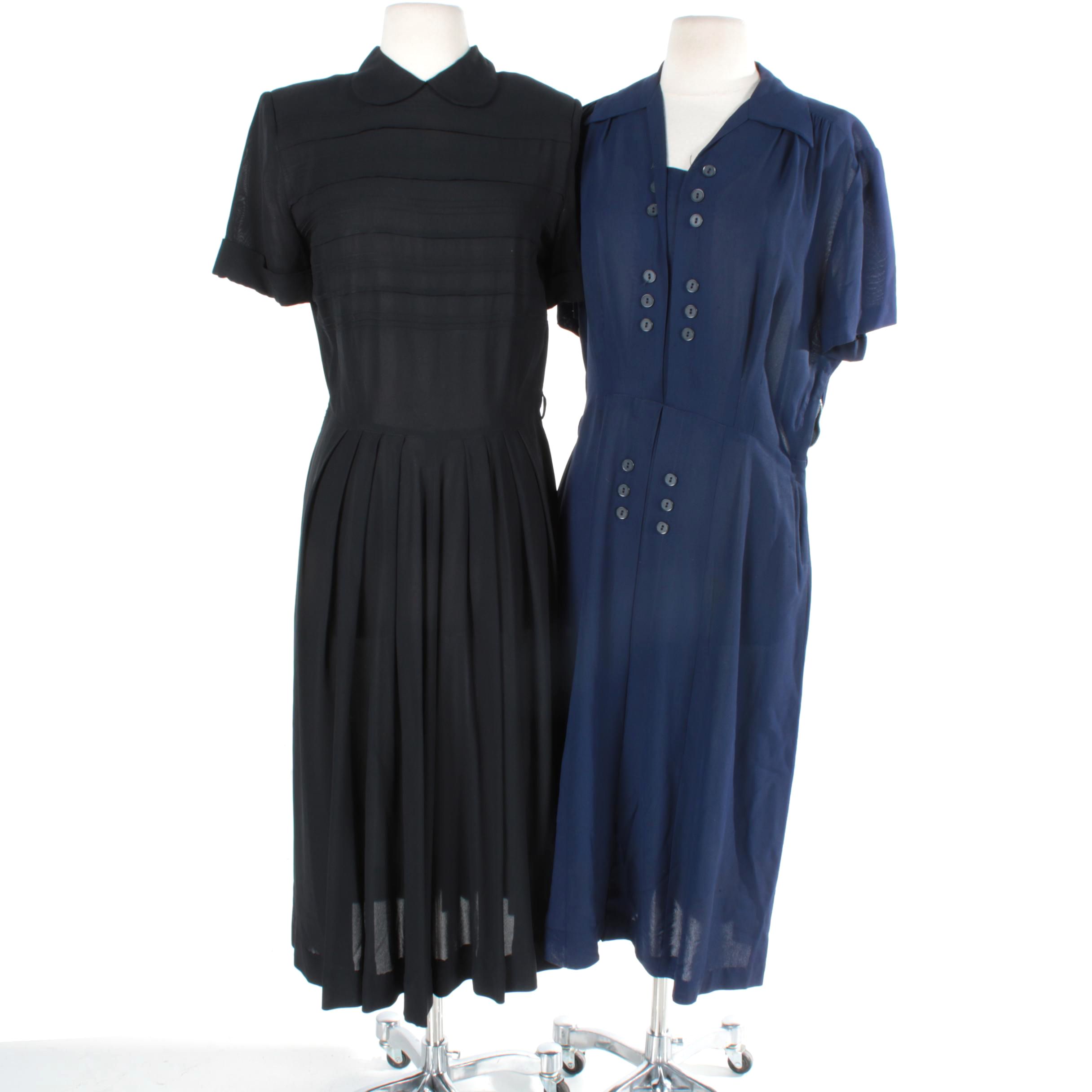 Women's Circa 1940s Vintage Dresses