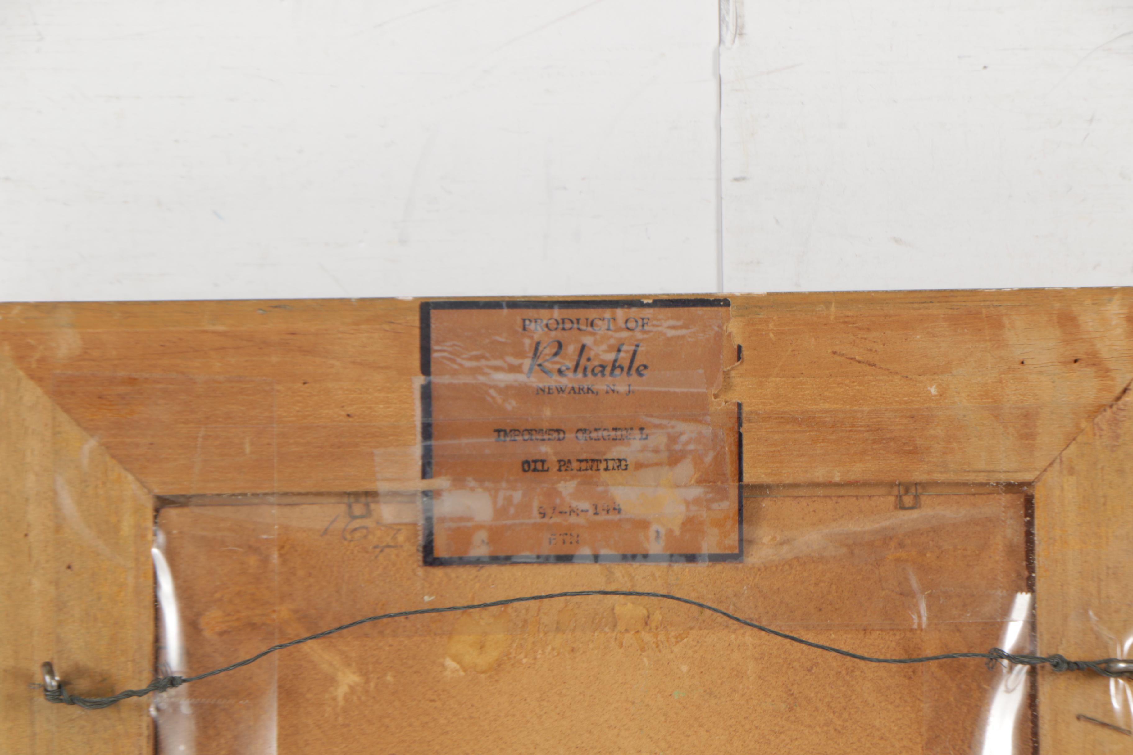 Karl Herzog Oil Painting on Panel of Landscape