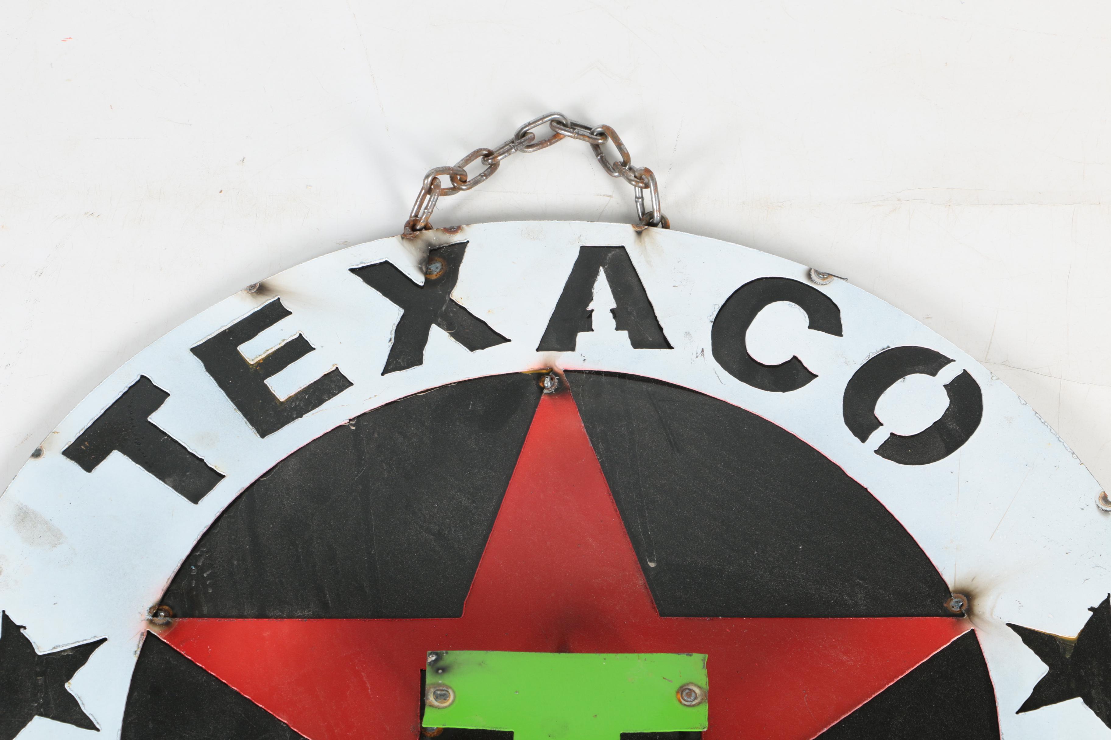 Texaco Advertisement Sign