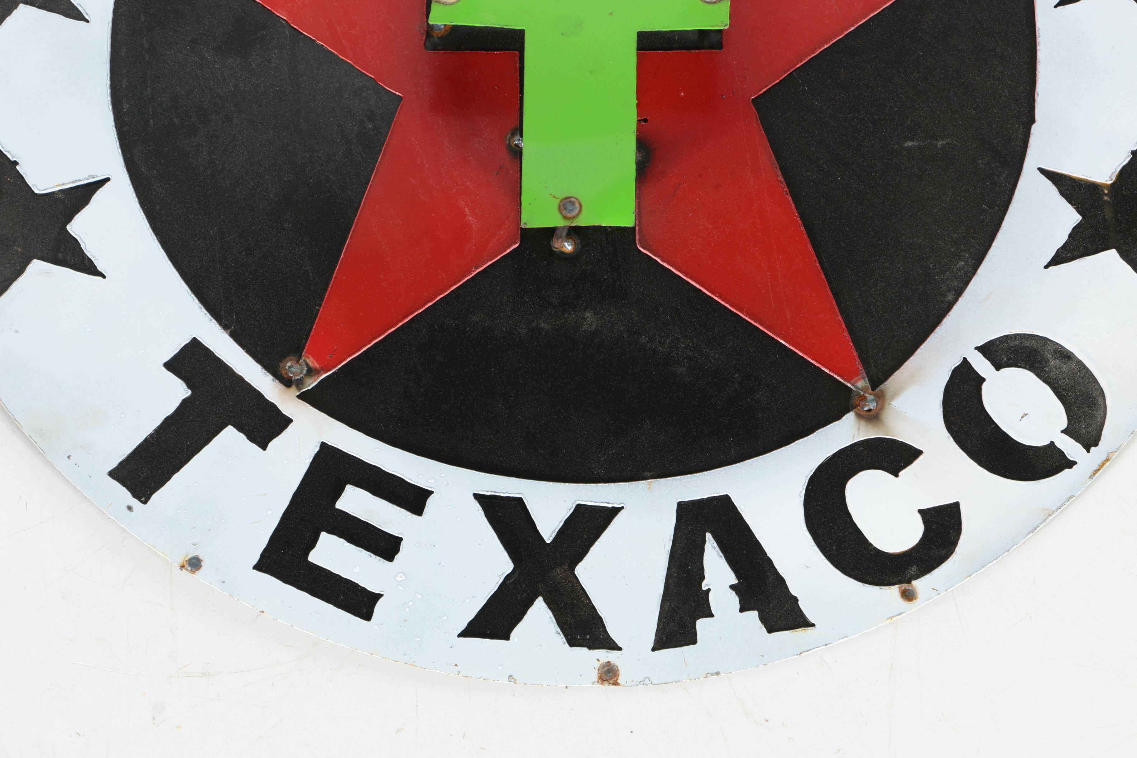 Texaco Advertisement Sign