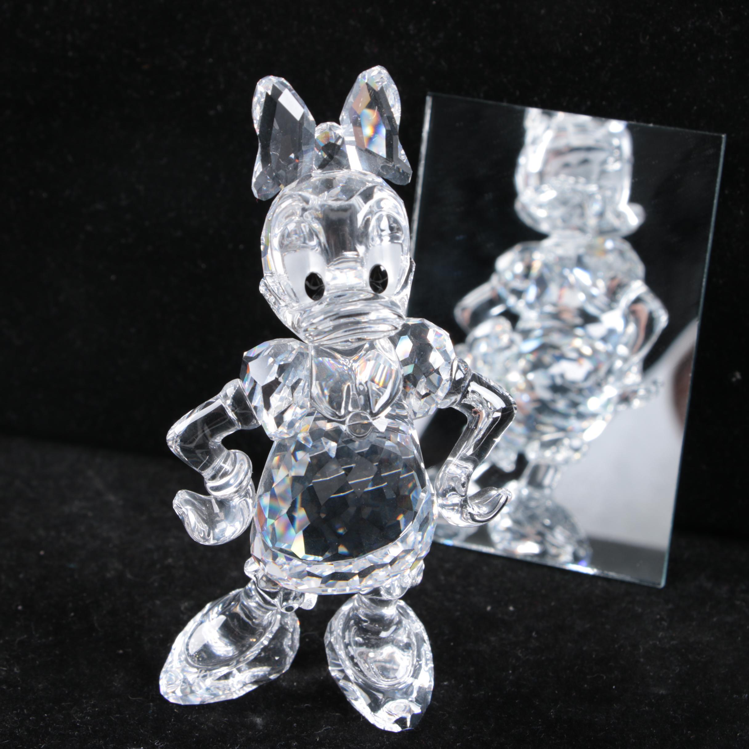 Swarovski Crystal Disney Showcase Collection Daisy Duck Figurine