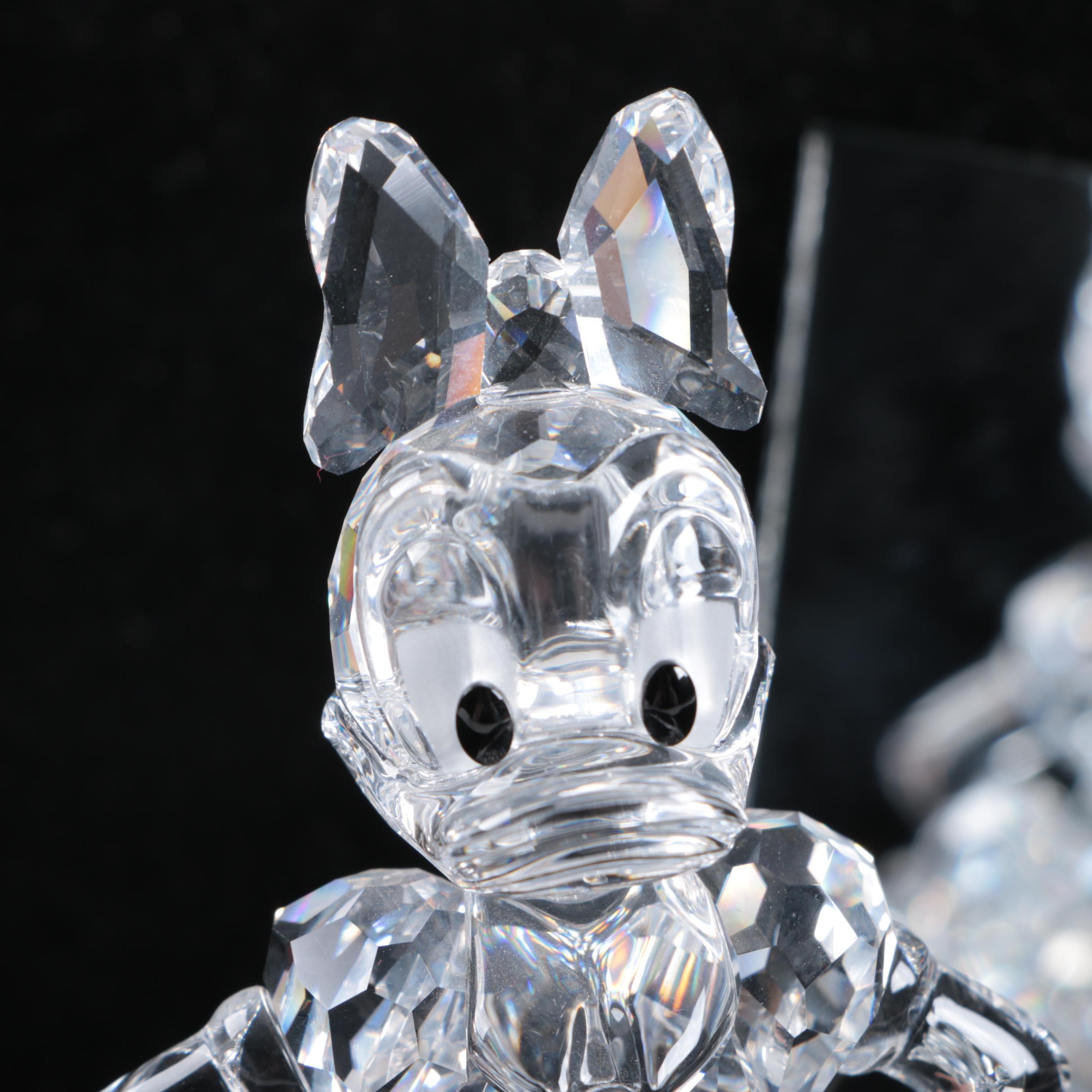 Swarovski Crystal Disney Showcase Collection Daisy Duck Figurine