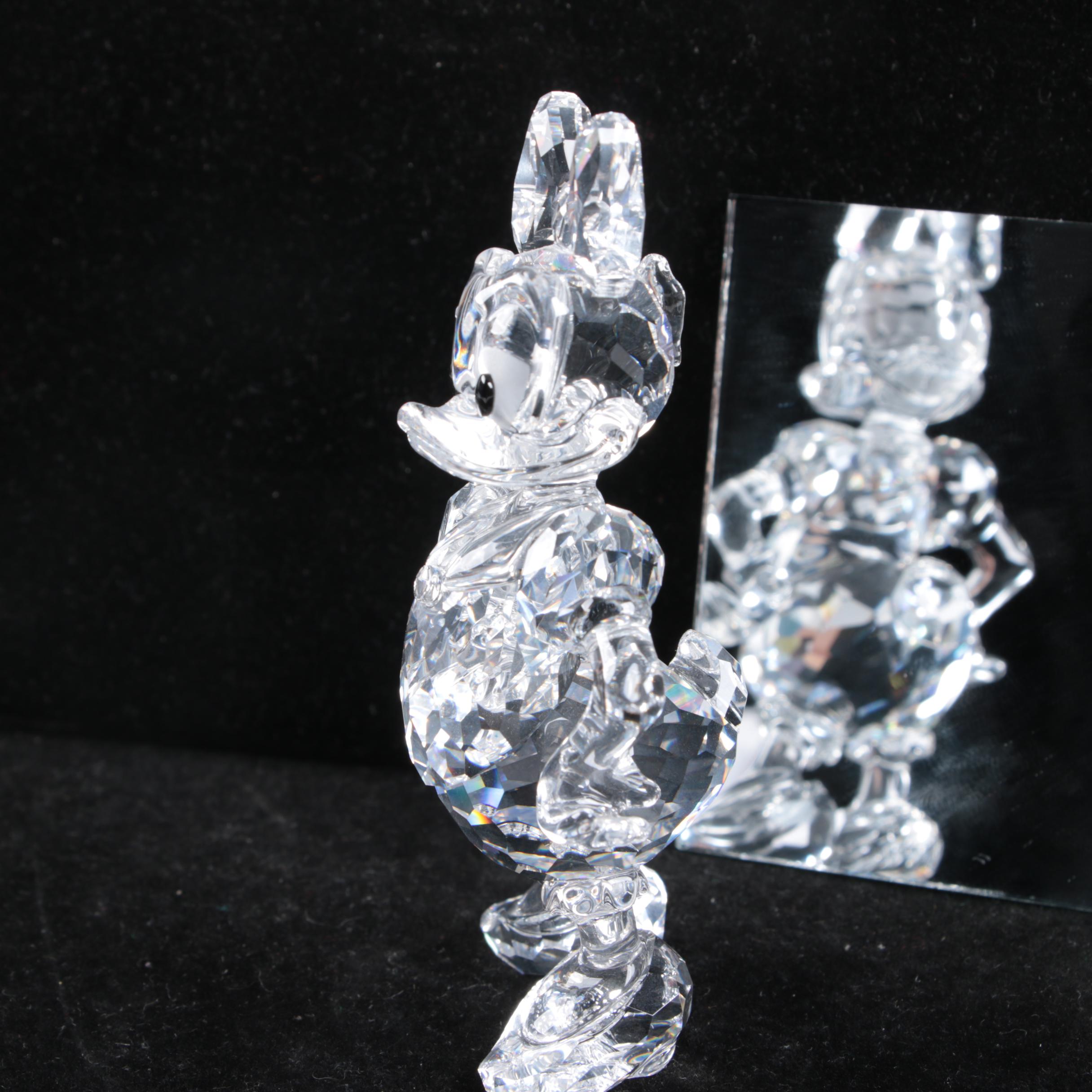 Swarovski Crystal Disney Showcase Collection Daisy Duck Figurine