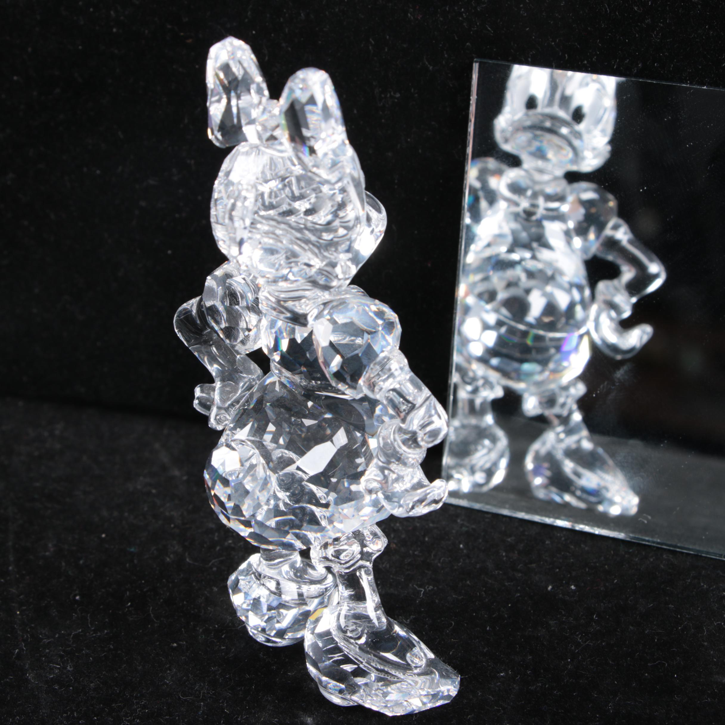 Swarovski Crystal Disney Showcase Collection Daisy Duck Figurine