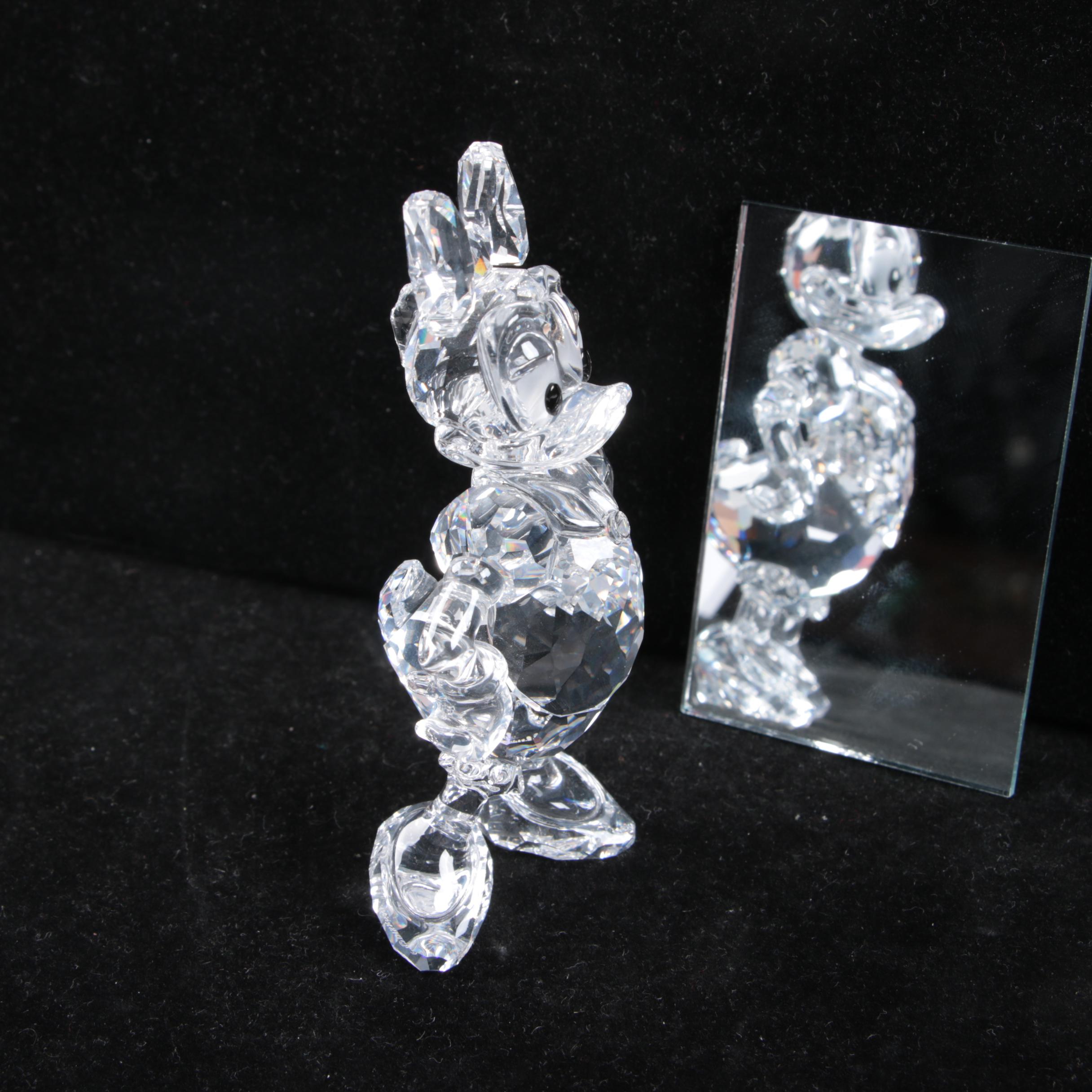 Swarovski Crystal Disney Showcase Collection Daisy Duck Figurine