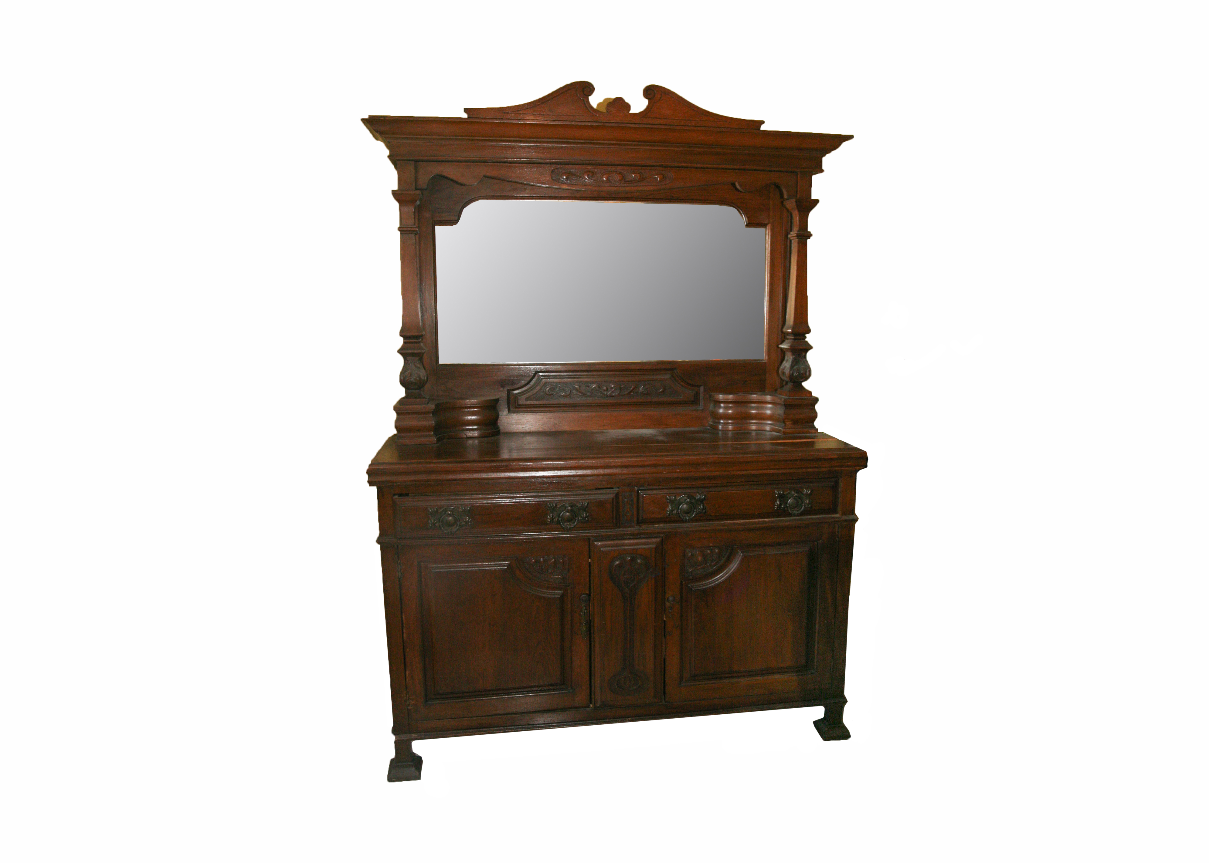 Antique English Art Nouveau Buffet