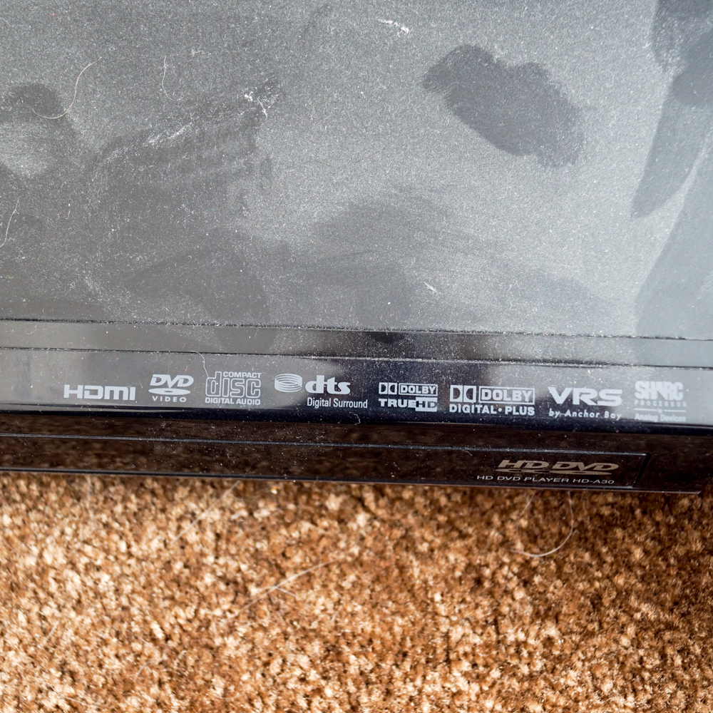Phillips Television, Toshiba HD DVD Player/VCR
