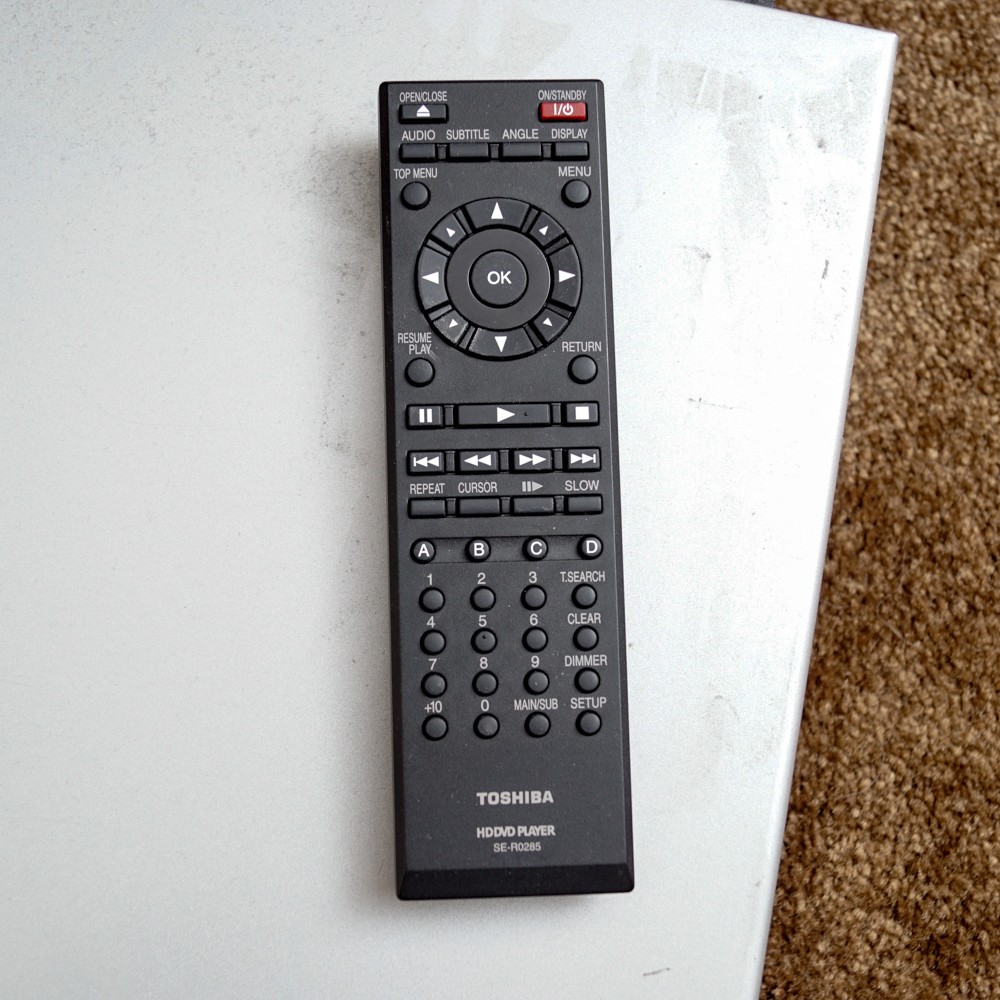 Phillips Television, Toshiba HD DVD Player/VCR