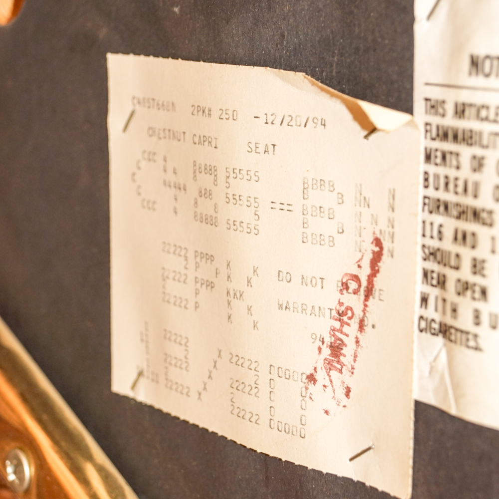Vintage Oak Dining Table with Rolling Armchairs