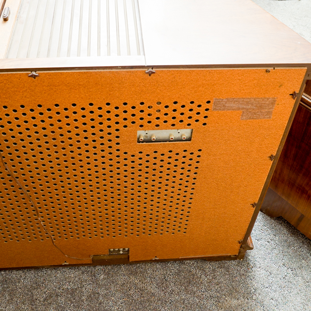 Vintage 1960s Magnavox Astro-Sonic "Flamenco" Record Player Console