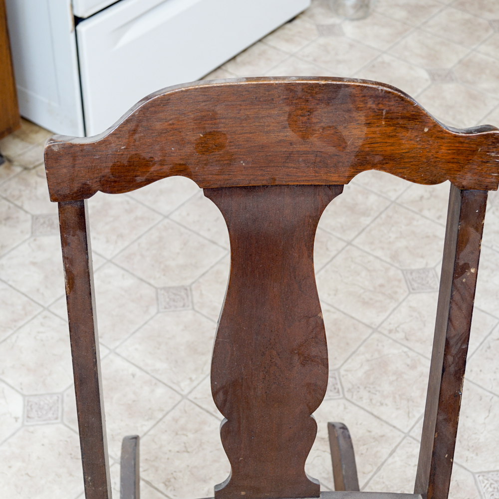 Vintage Victorian Style Rocking Chair