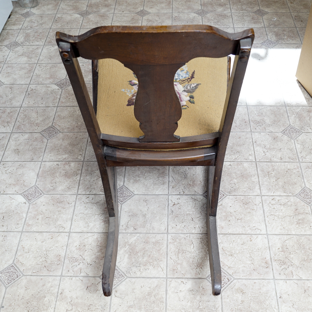 Vintage Victorian Style Rocking Chair