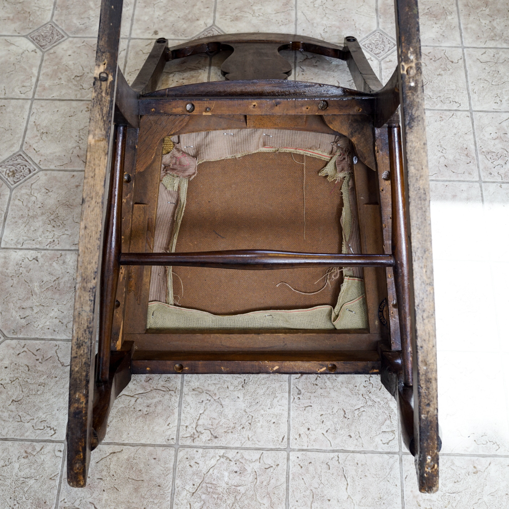 Vintage Victorian Style Rocking Chair