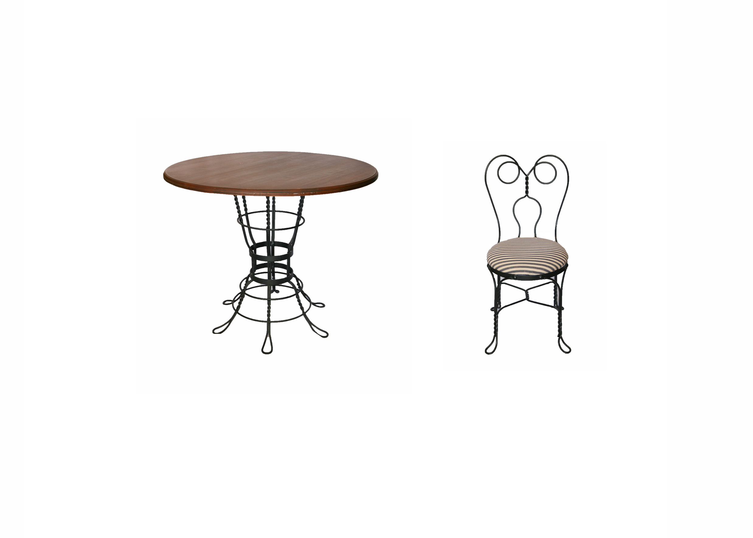 Bistro Table with Side Chair