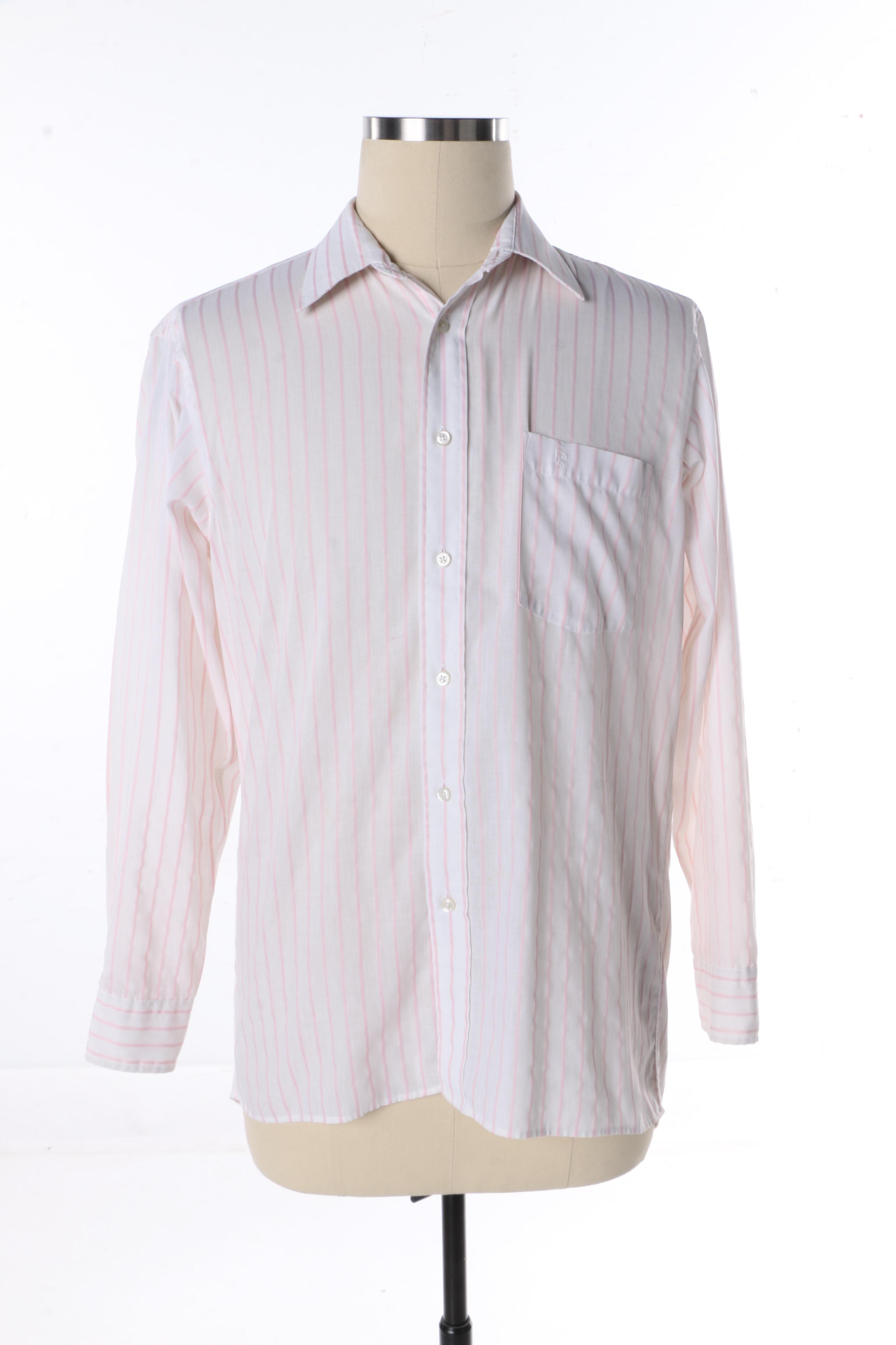Men's Christian Dior and Yves Saint Laurent Dress Shirts