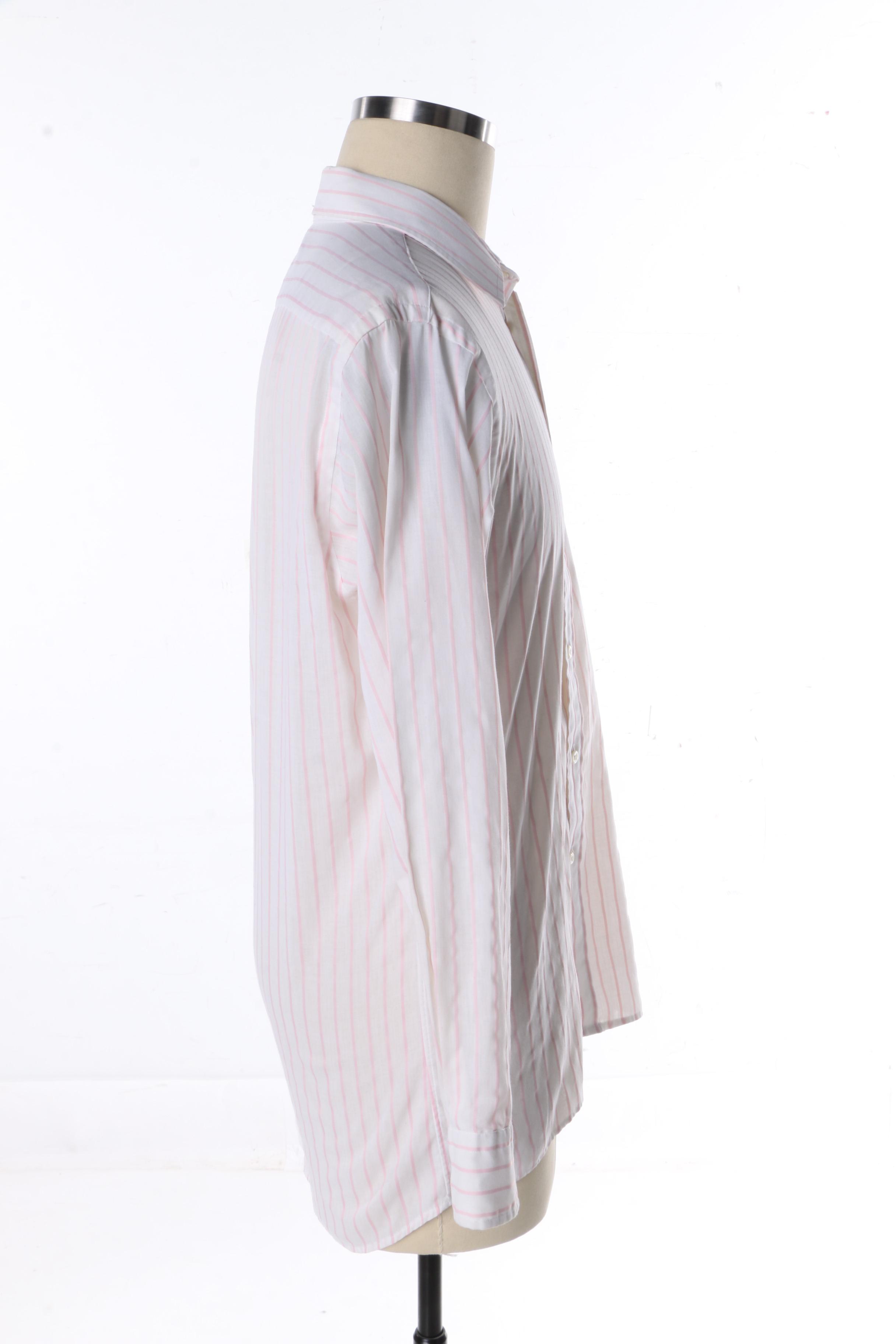 Men's Christian Dior and Yves Saint Laurent Dress Shirts