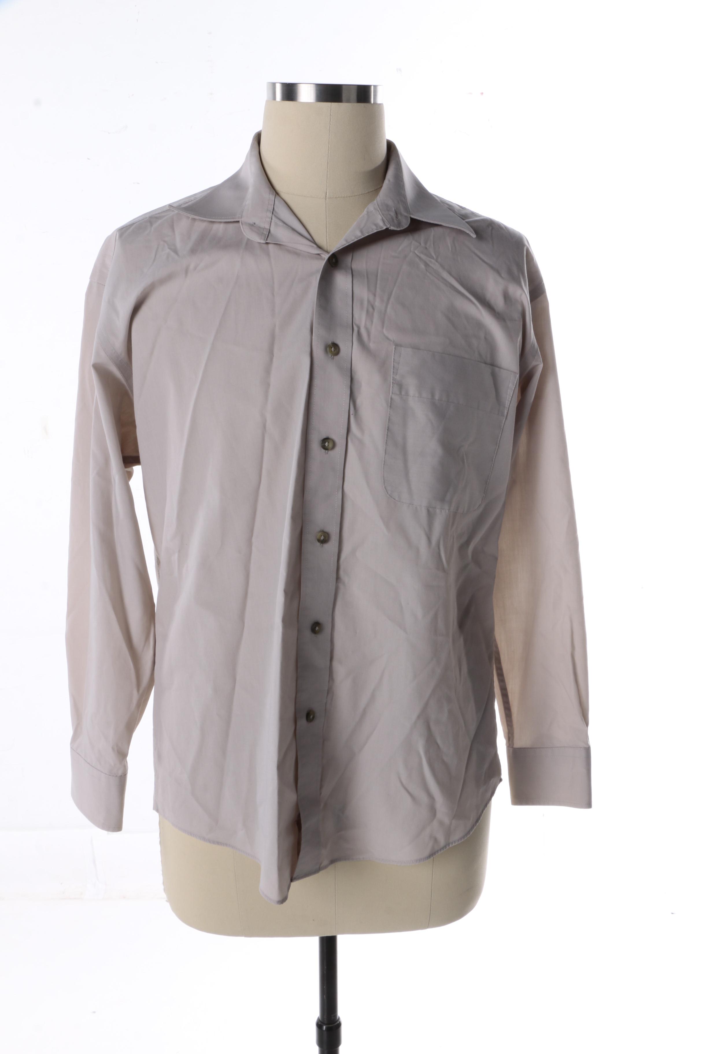 Men's Christian Dior and Yves Saint Laurent Dress Shirts