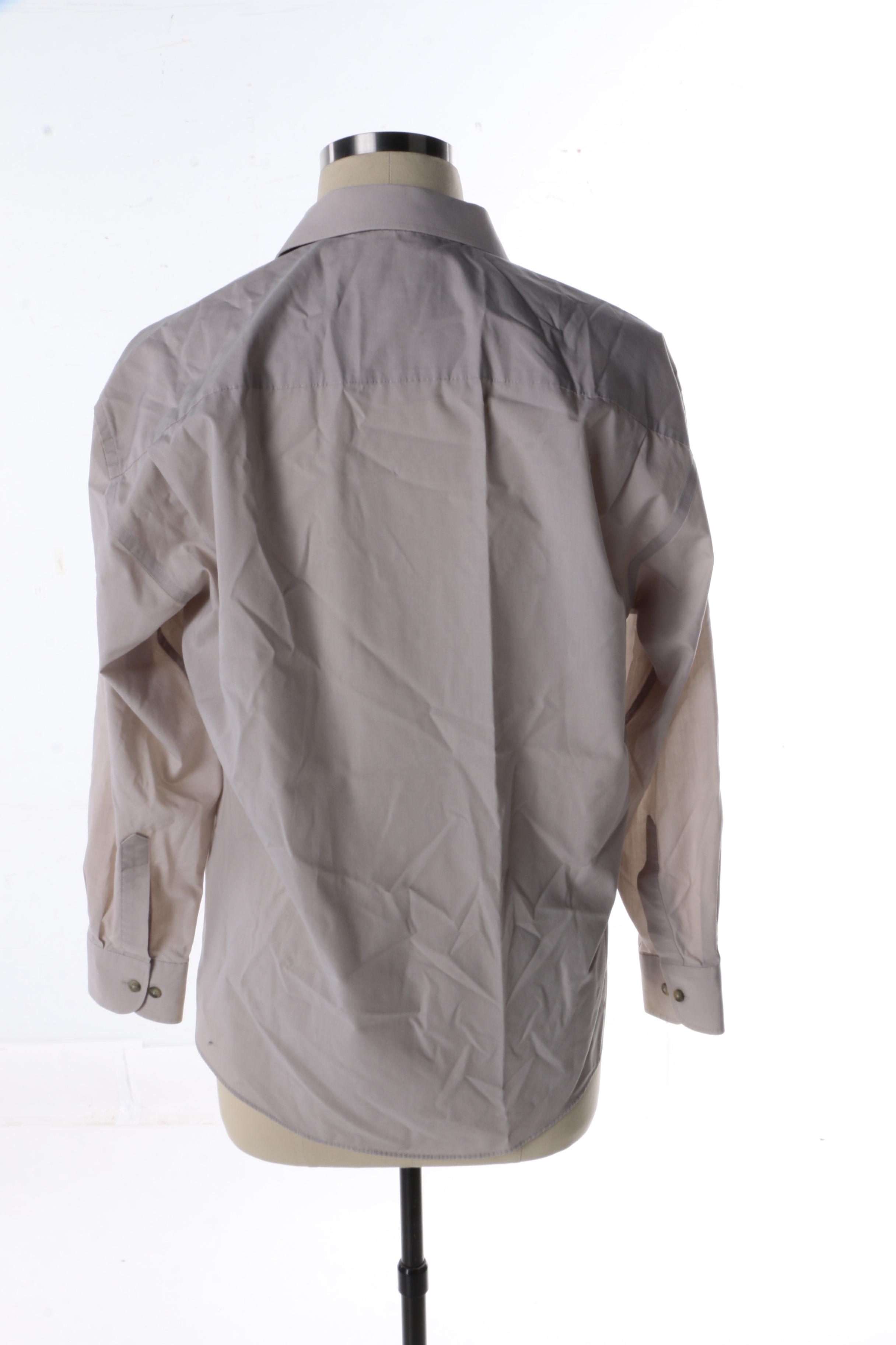 Men's Christian Dior and Yves Saint Laurent Dress Shirts