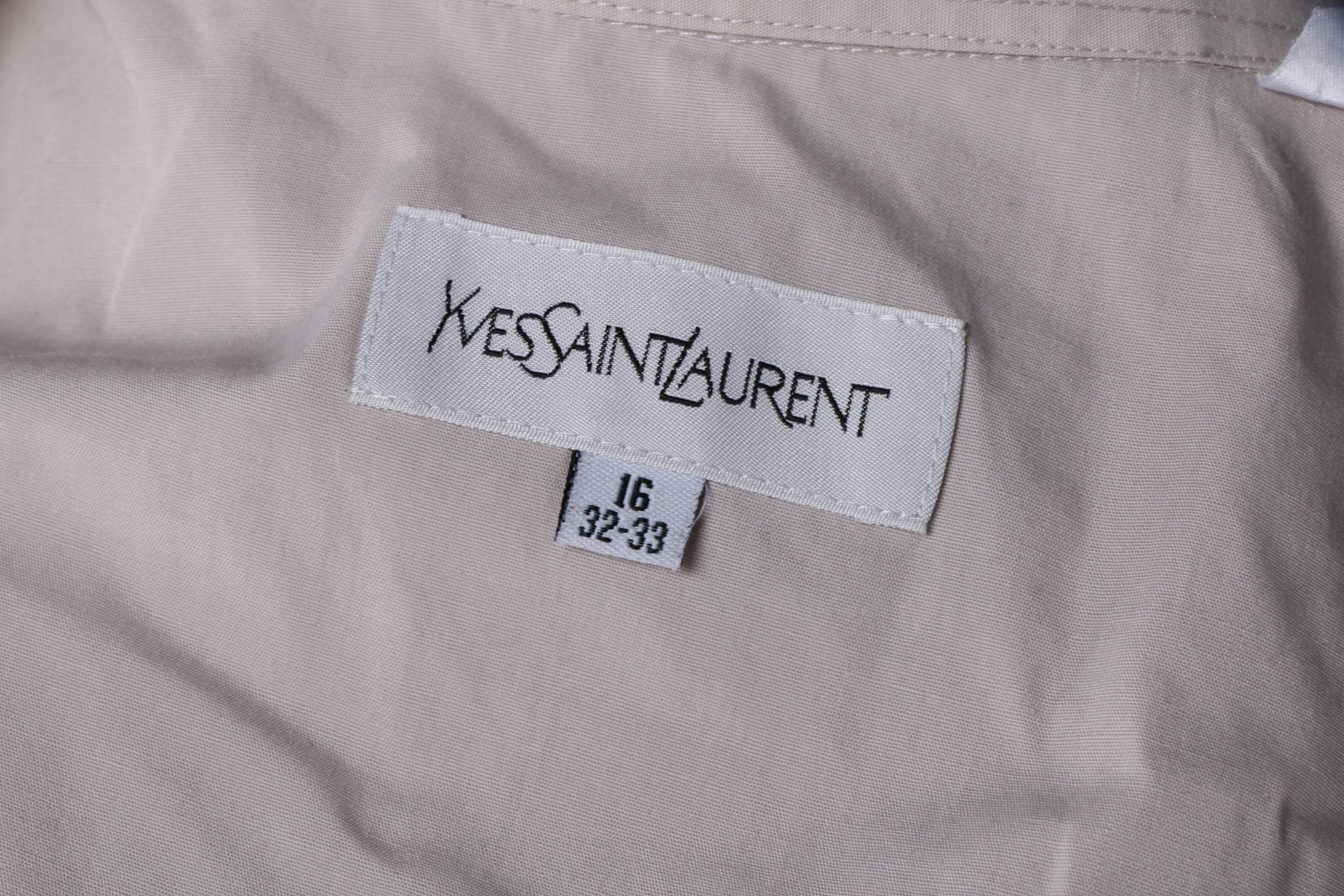 Men's Christian Dior and Yves Saint Laurent Dress Shirts