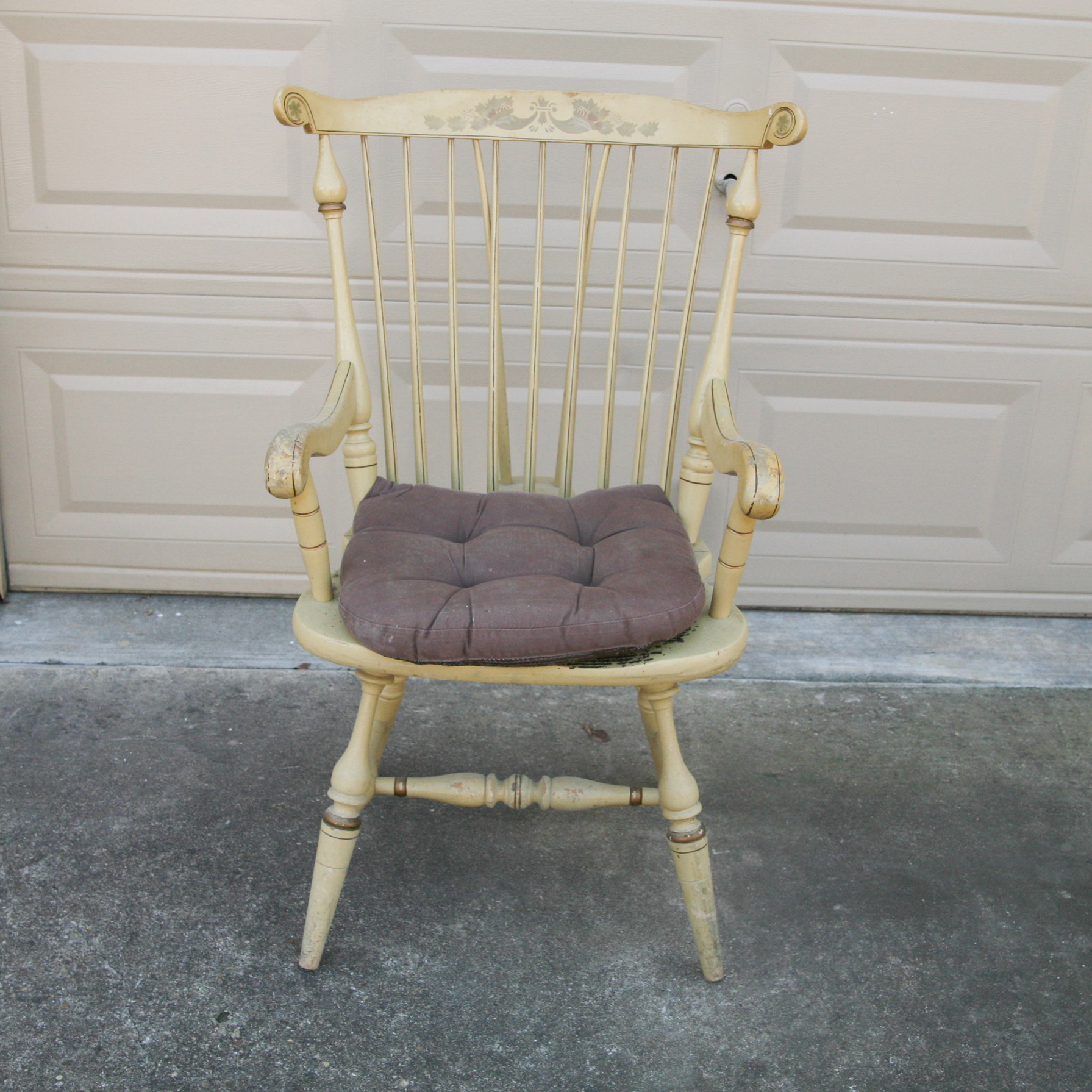 Pair of Vintage Windsor Style Armchairs