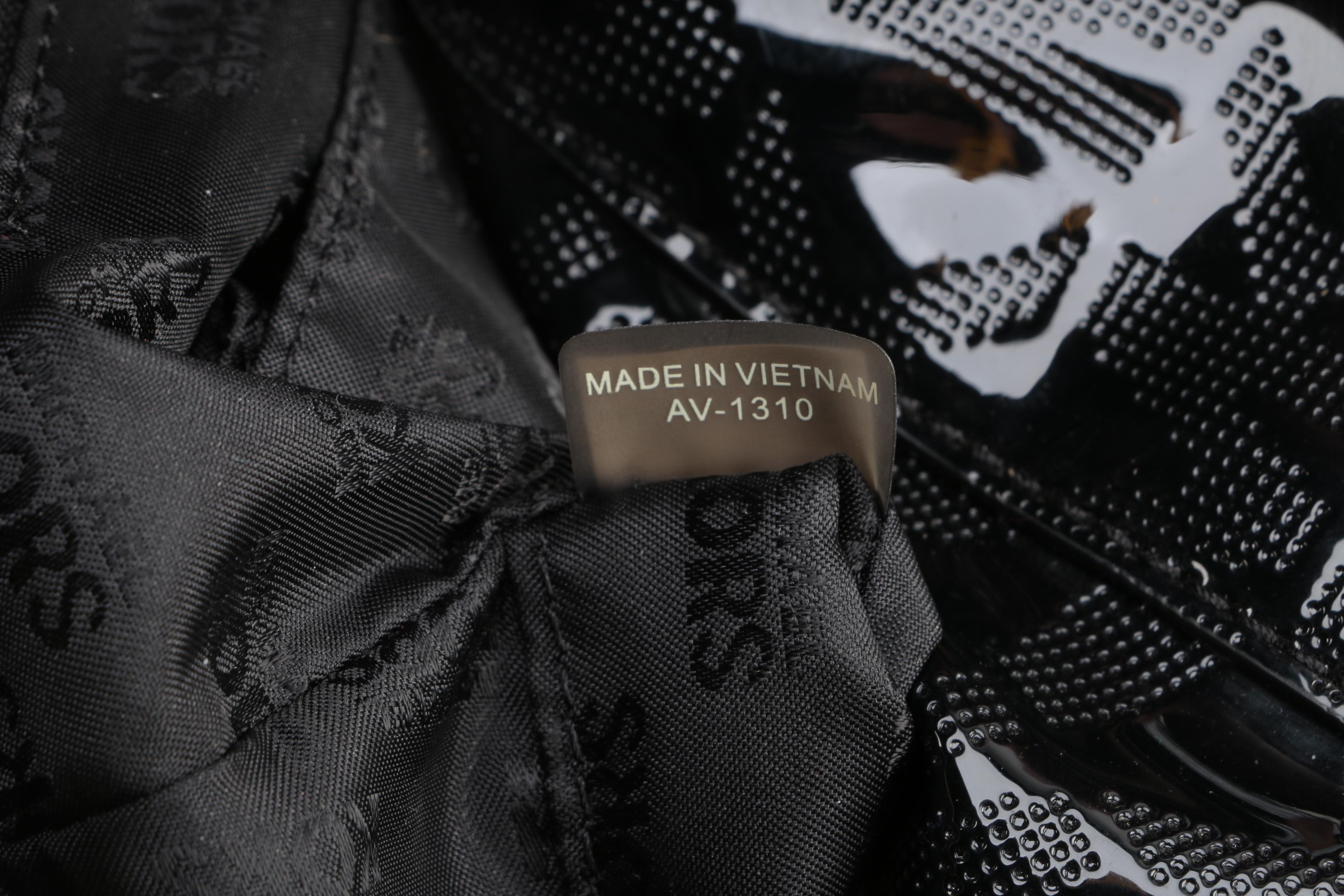 MICHAEL Michael Kors Black Patent Leather Logo Handbag